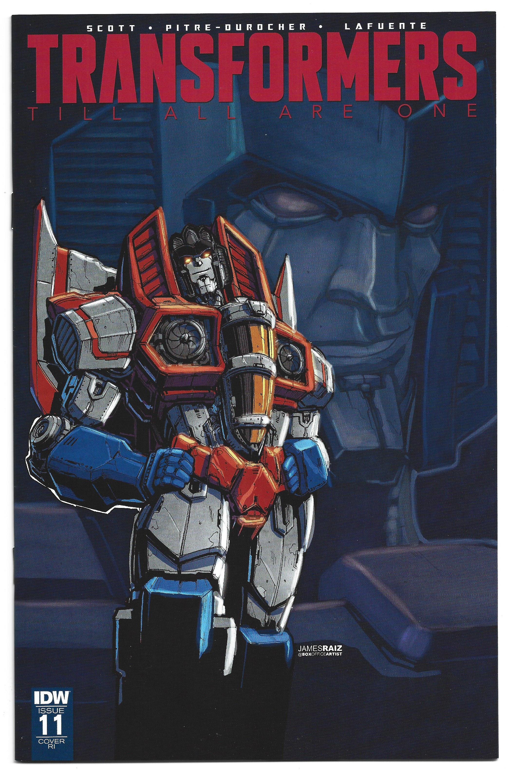 Transformers Till All Are One #11 1:10 James Raiz Variant IDW 2016