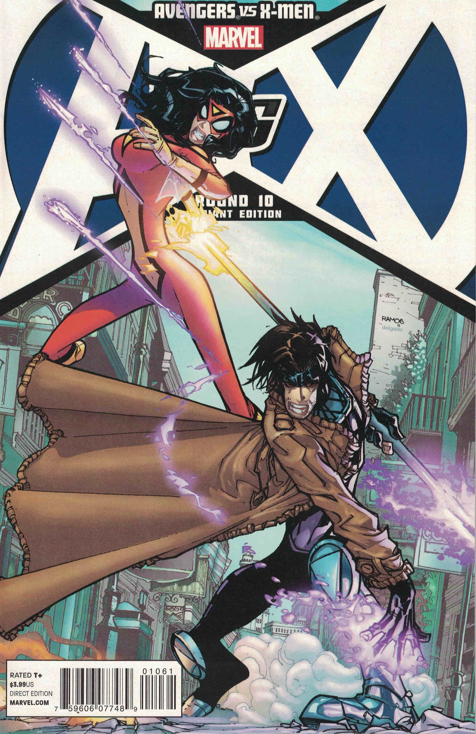 Avengers vs X-Men #10 1:25 Humberto Ramos Variant Gambit 2012 AvX