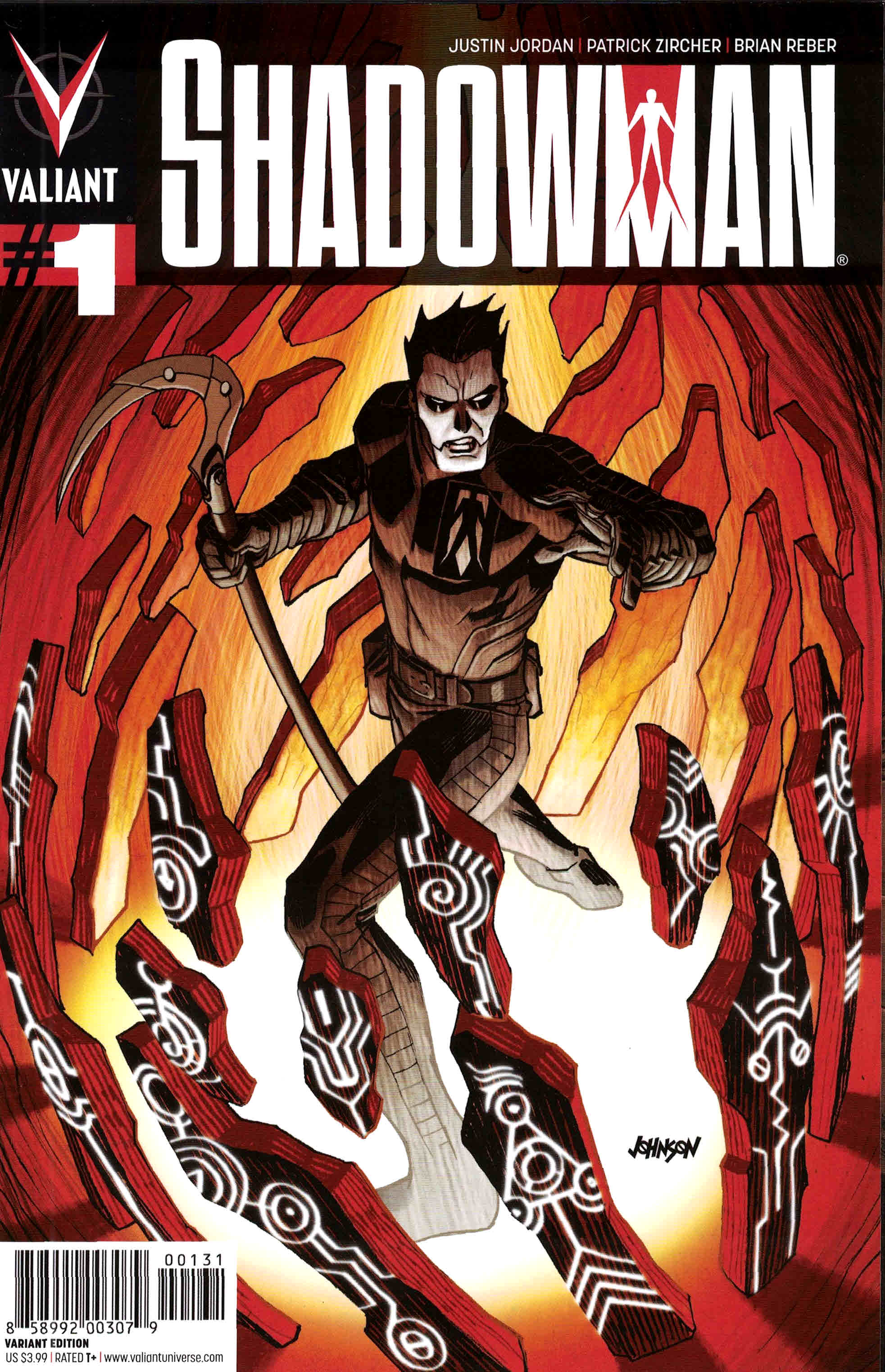 Shadowman #1 1:20 Dave Johnson Variant Valiant 2012