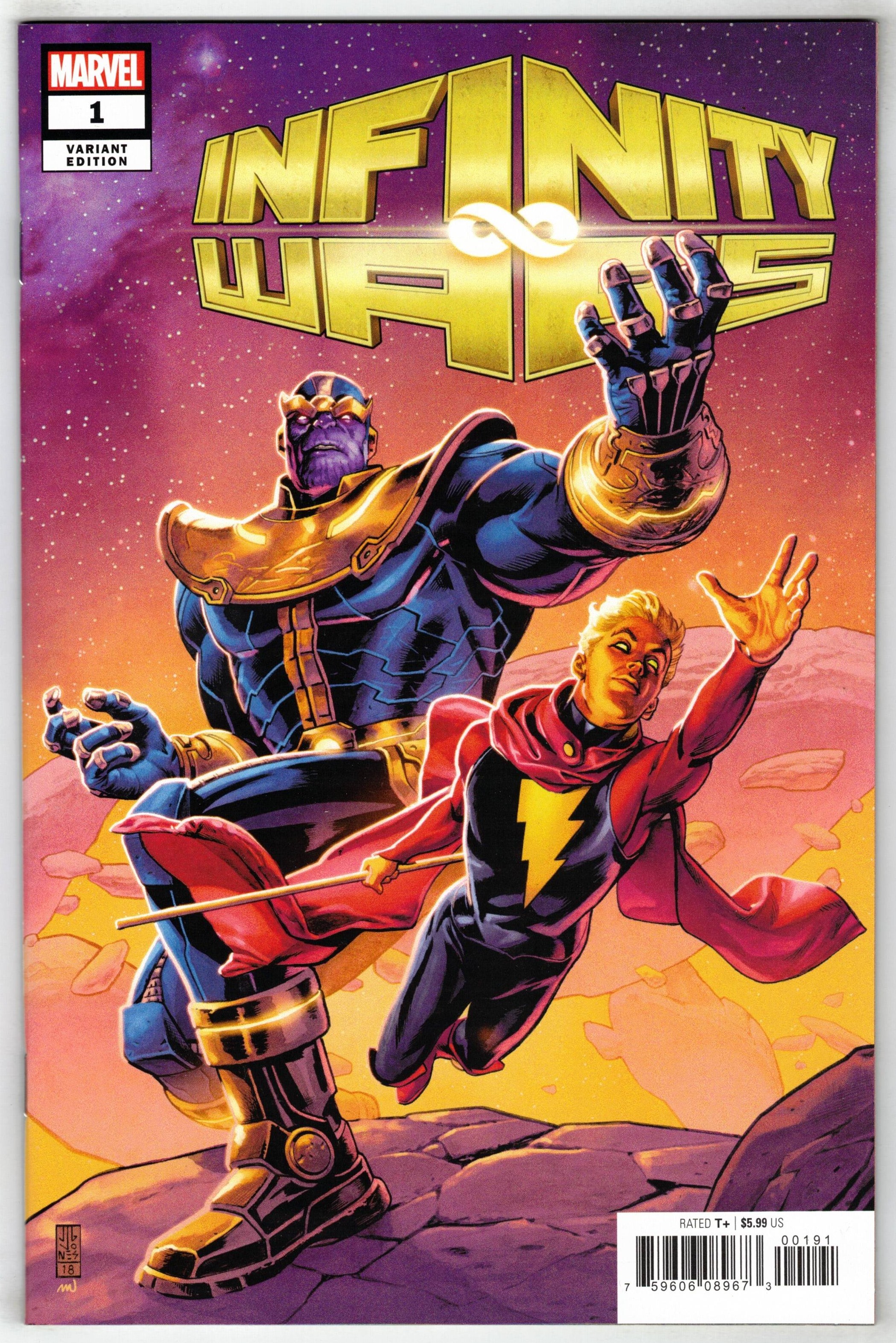 Infinity Wars #1 1:10 JG Jones Thanos Adam Warlock Variant Marvel