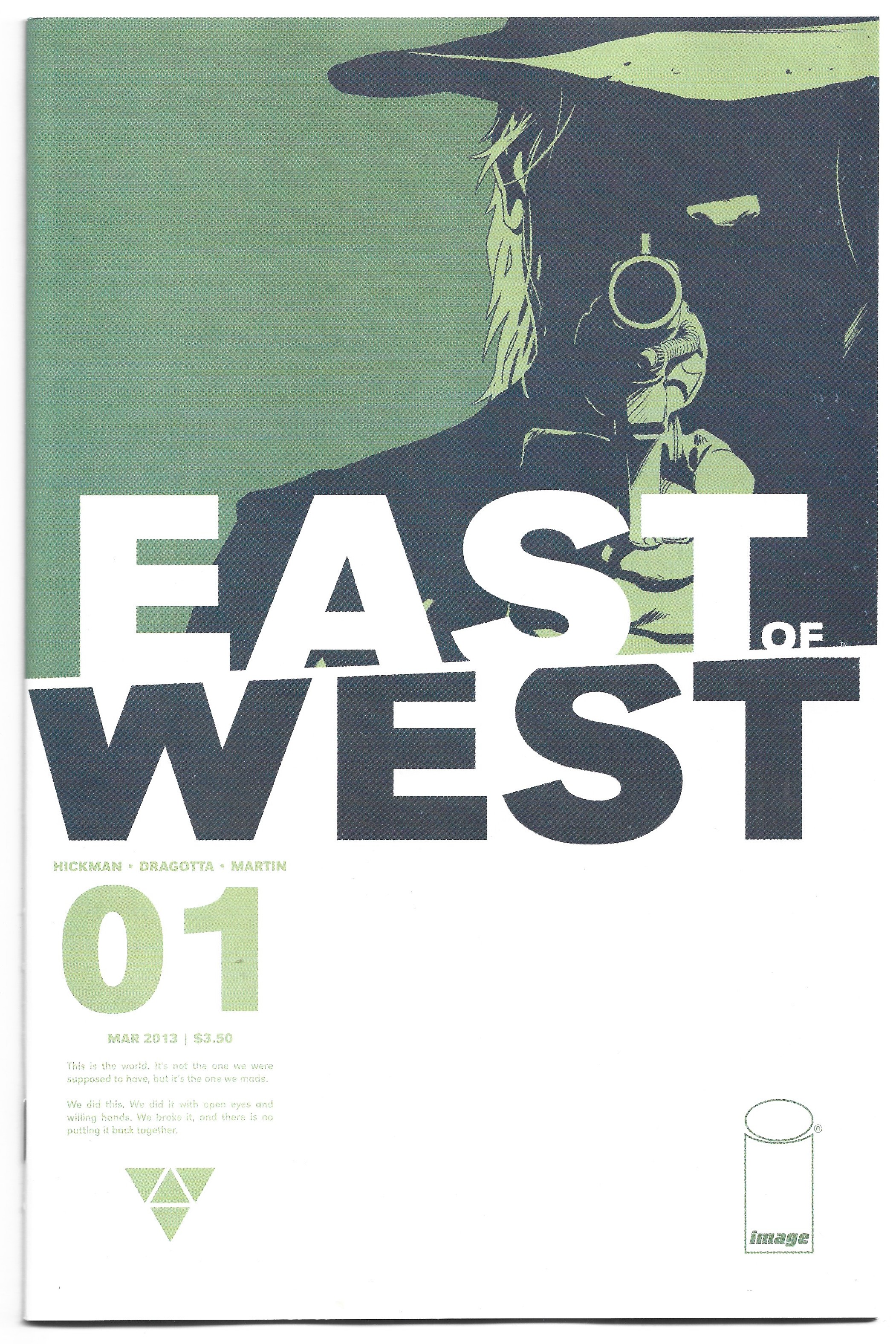 East of West #1 1st Print Jonathan Hickman Nick Dragotta Image 2013 NM-