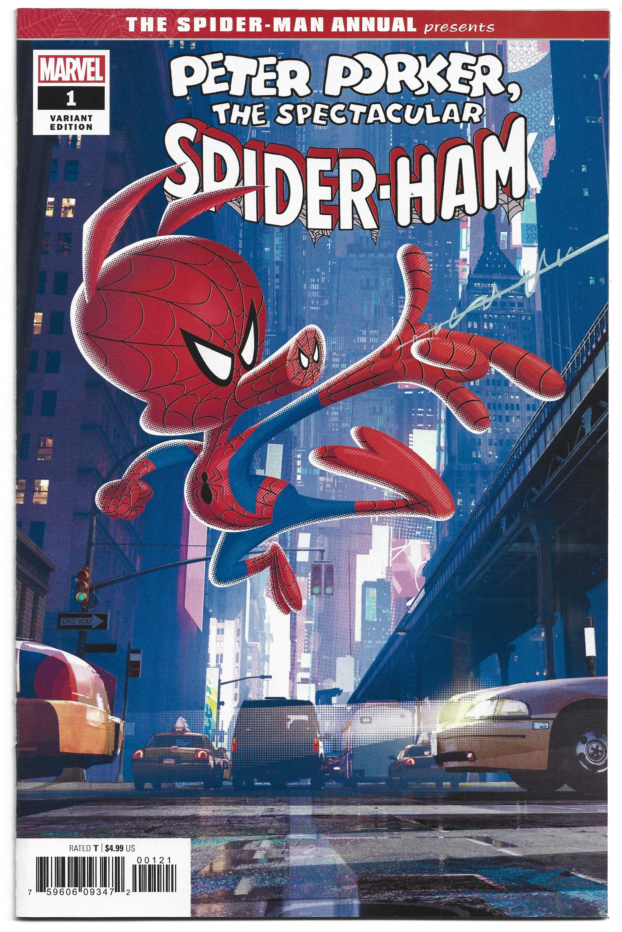 Spider-Man Annual #1 Animation Variant Marvel 2019 Peter Porker Spider-Ham NM-