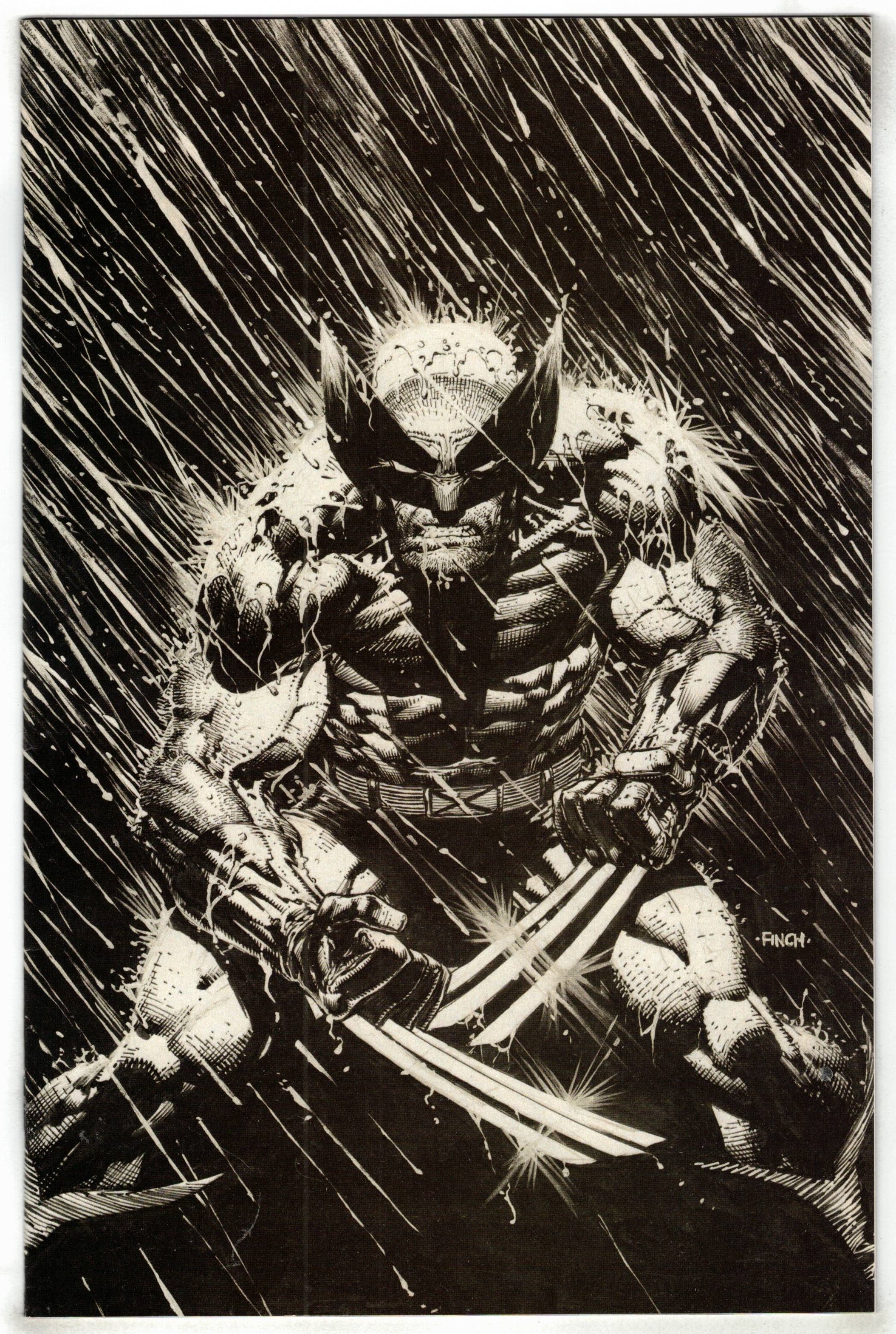 Wolverine #2 1:100 David Finch B&W Inks Virgin Variant 2020 VF/NM