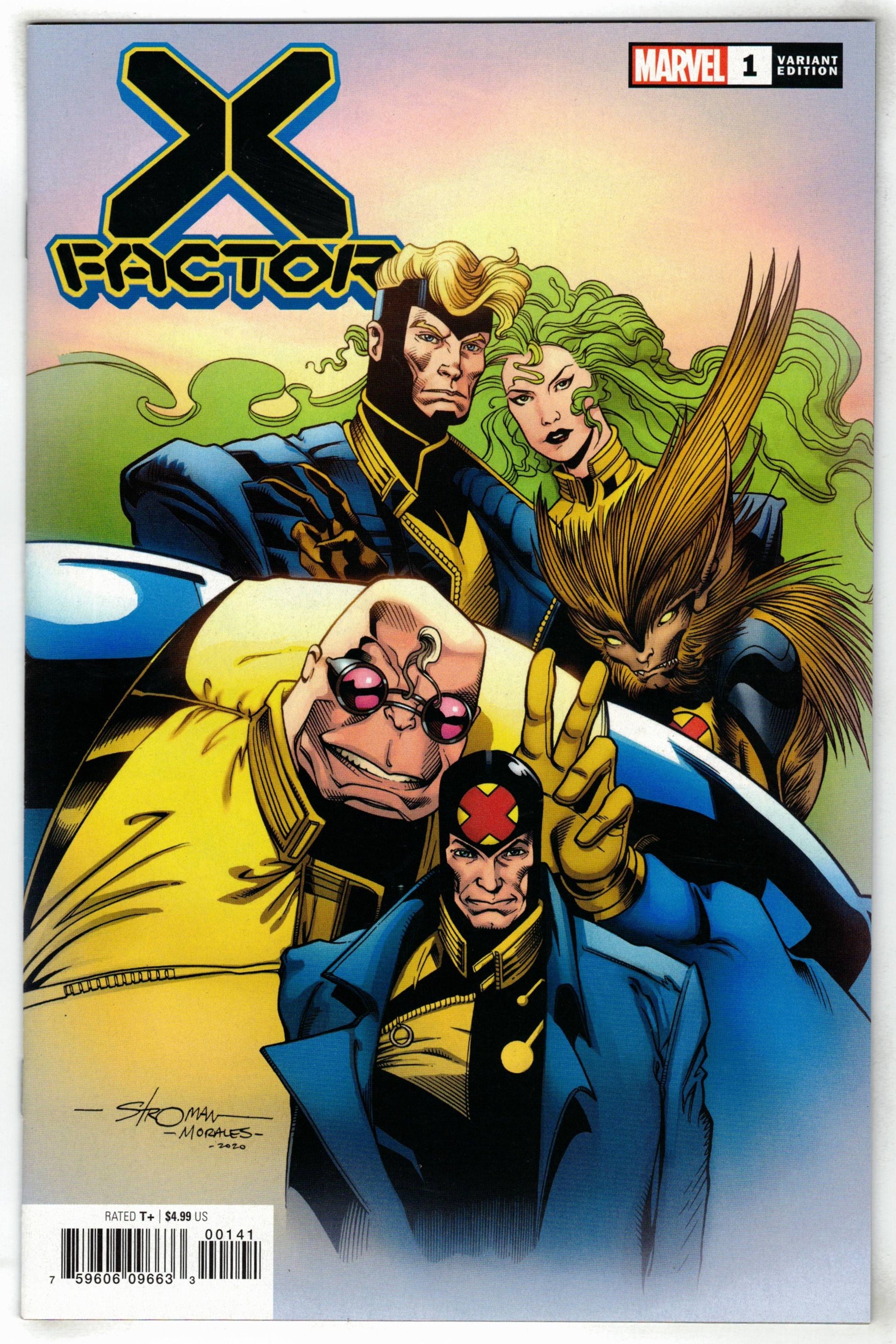 X-Factor #1 1:100 Larry Stroman Hidden Gem Variant Marvel 2020 VF