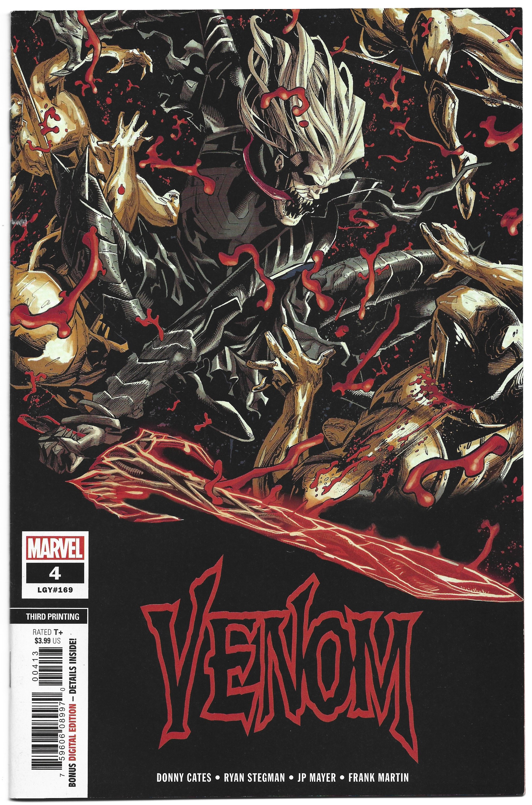 Venom #4 3rd Print Stegman Variant Origin of Knull Marvel 2018 VF