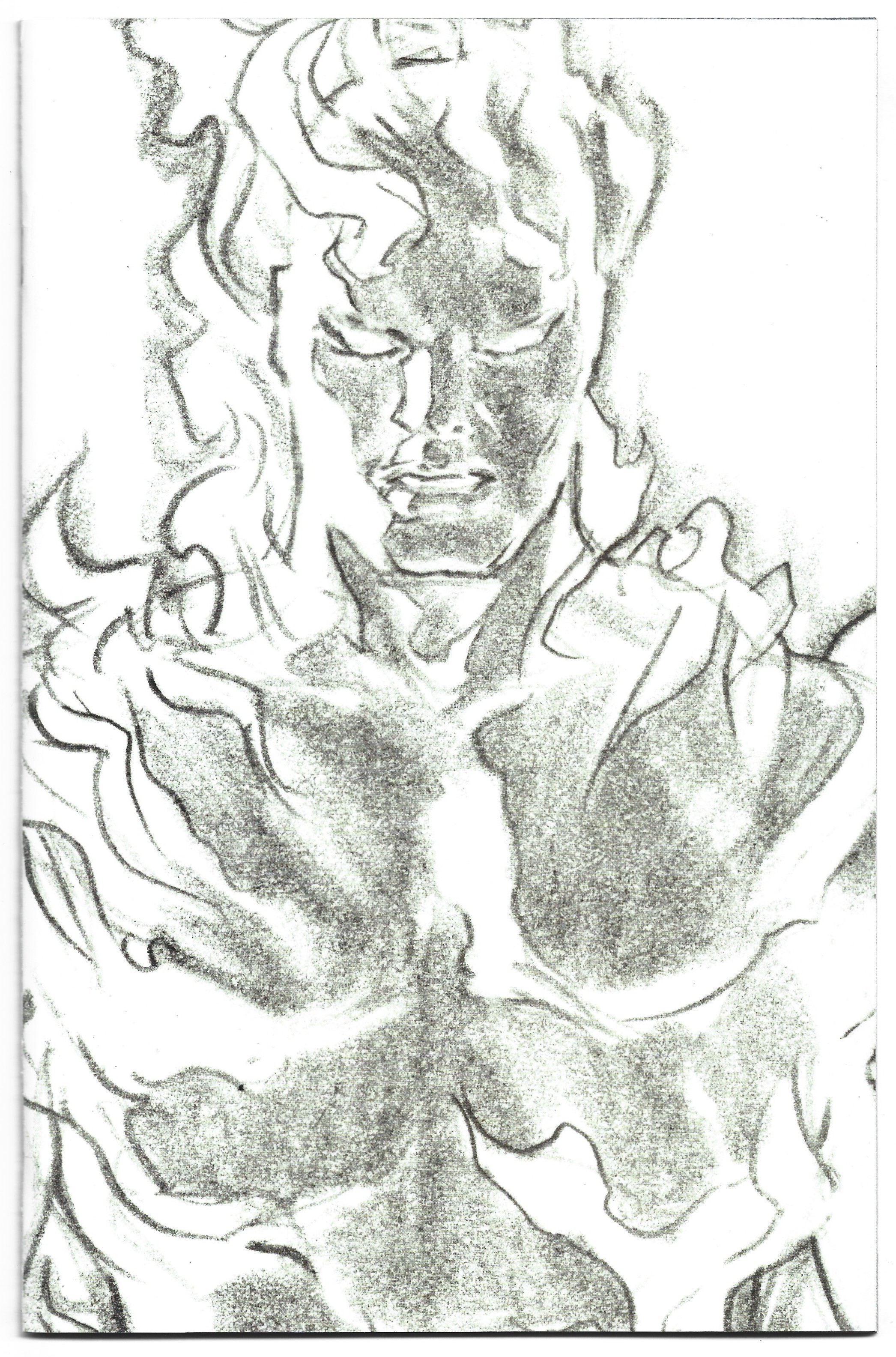 Fantastic Four #24 1:100 Ross Timeless Sketch Variant Human Torch 2018 NM-