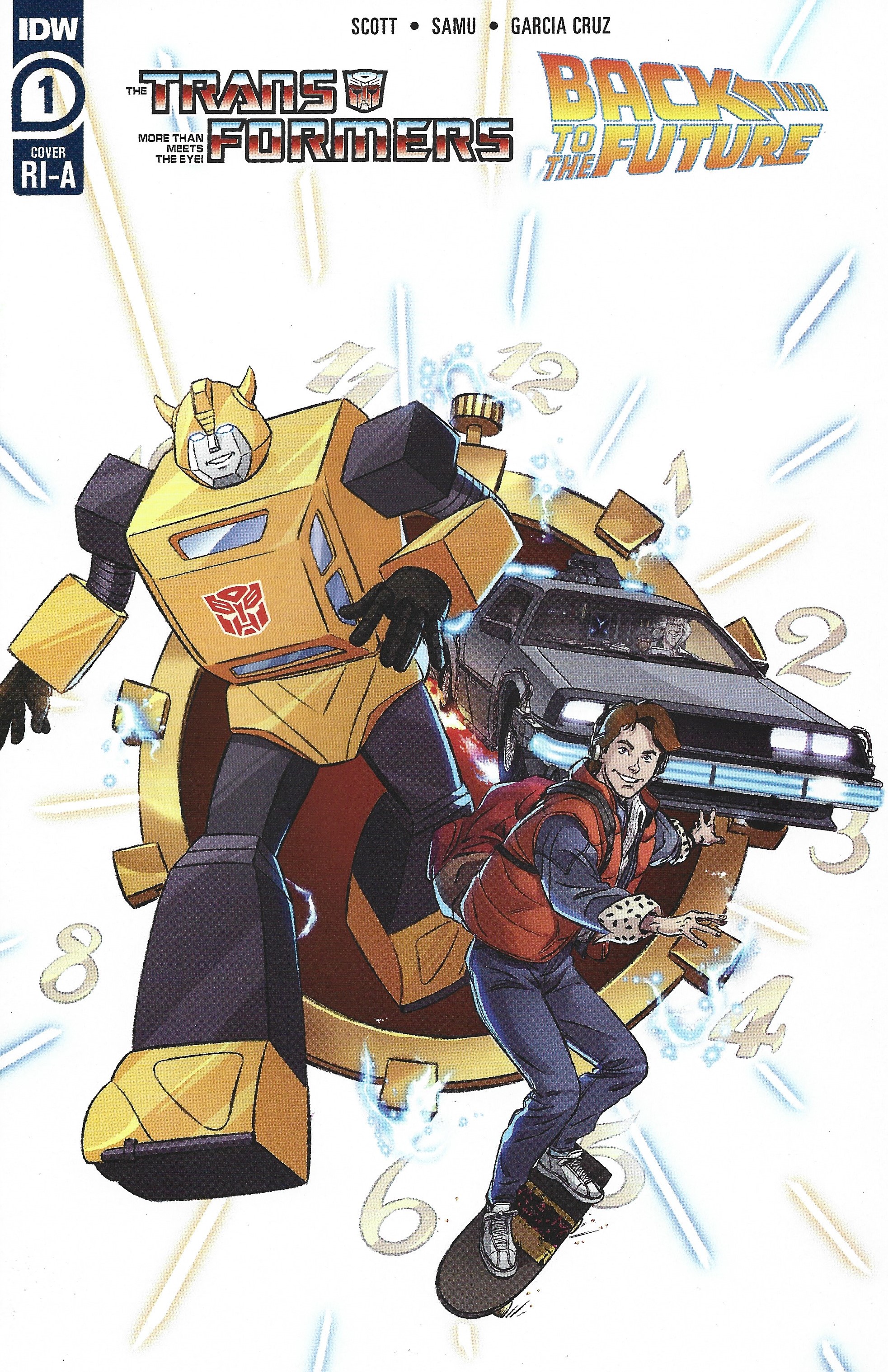 Transformers Back to the Future #1 1:10 Dan Schoening Variant IDW