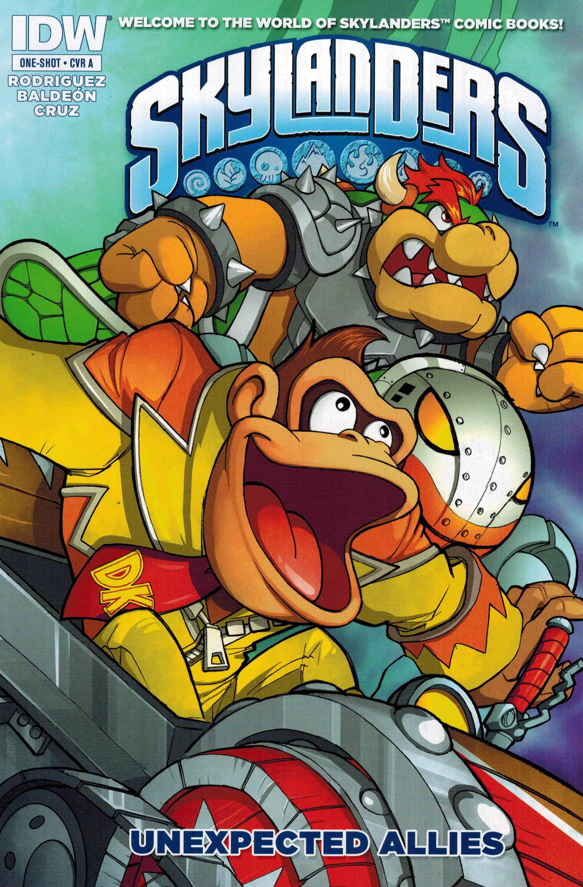アメコミ DK Skylanders Unexpected Allies #1 Cover A Rare HTF Exclusive IDW