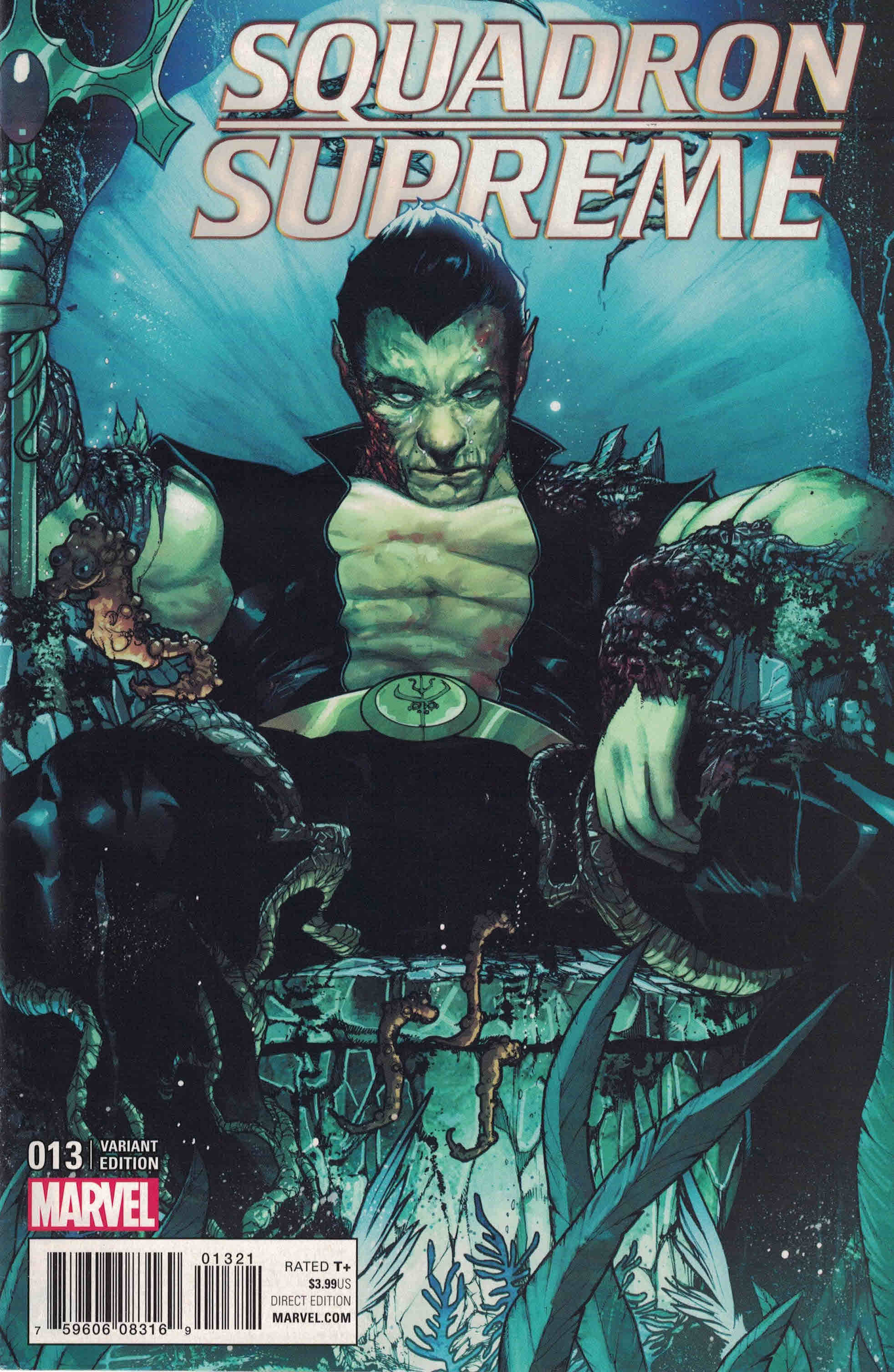 Squadron Supreme #15 1:25 Sanchez Variant Marvel ANAD 2015 Namor 