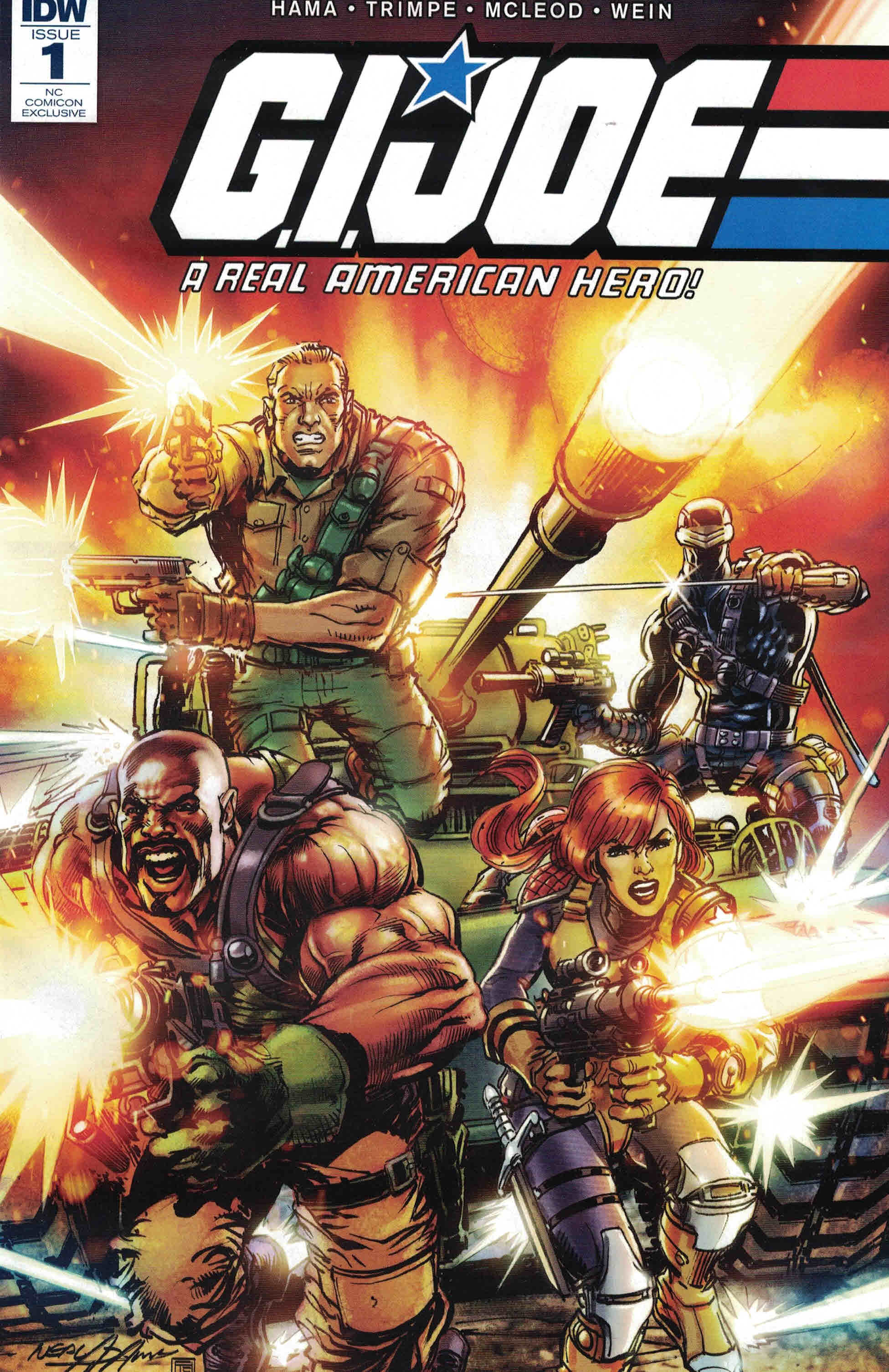 GI Joe Real American Hero #1 NCComicon 