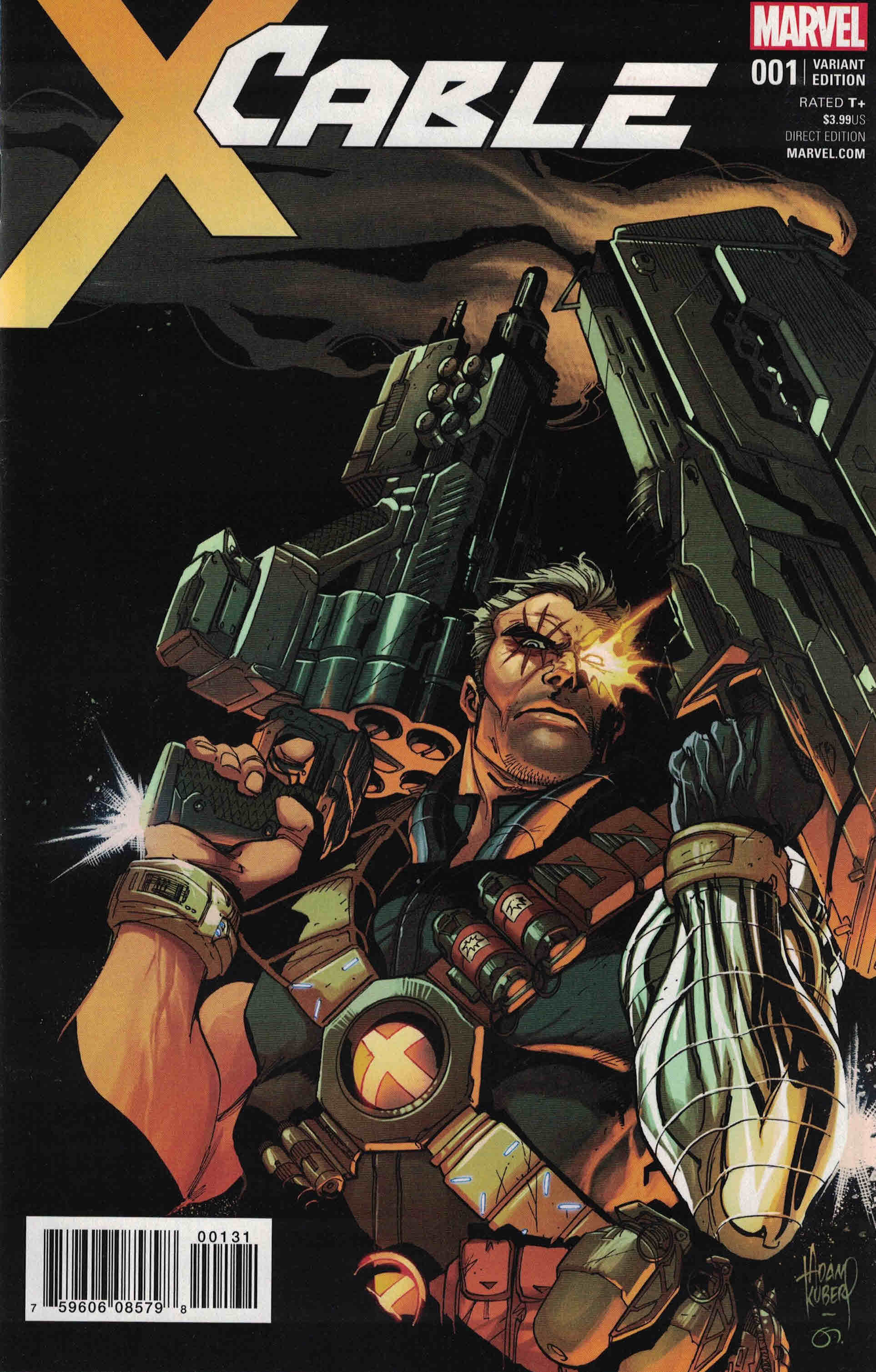 Cable #1 1:50 Adam Kubert Variant Marvel 2017 X-Men – Ultimate Comics