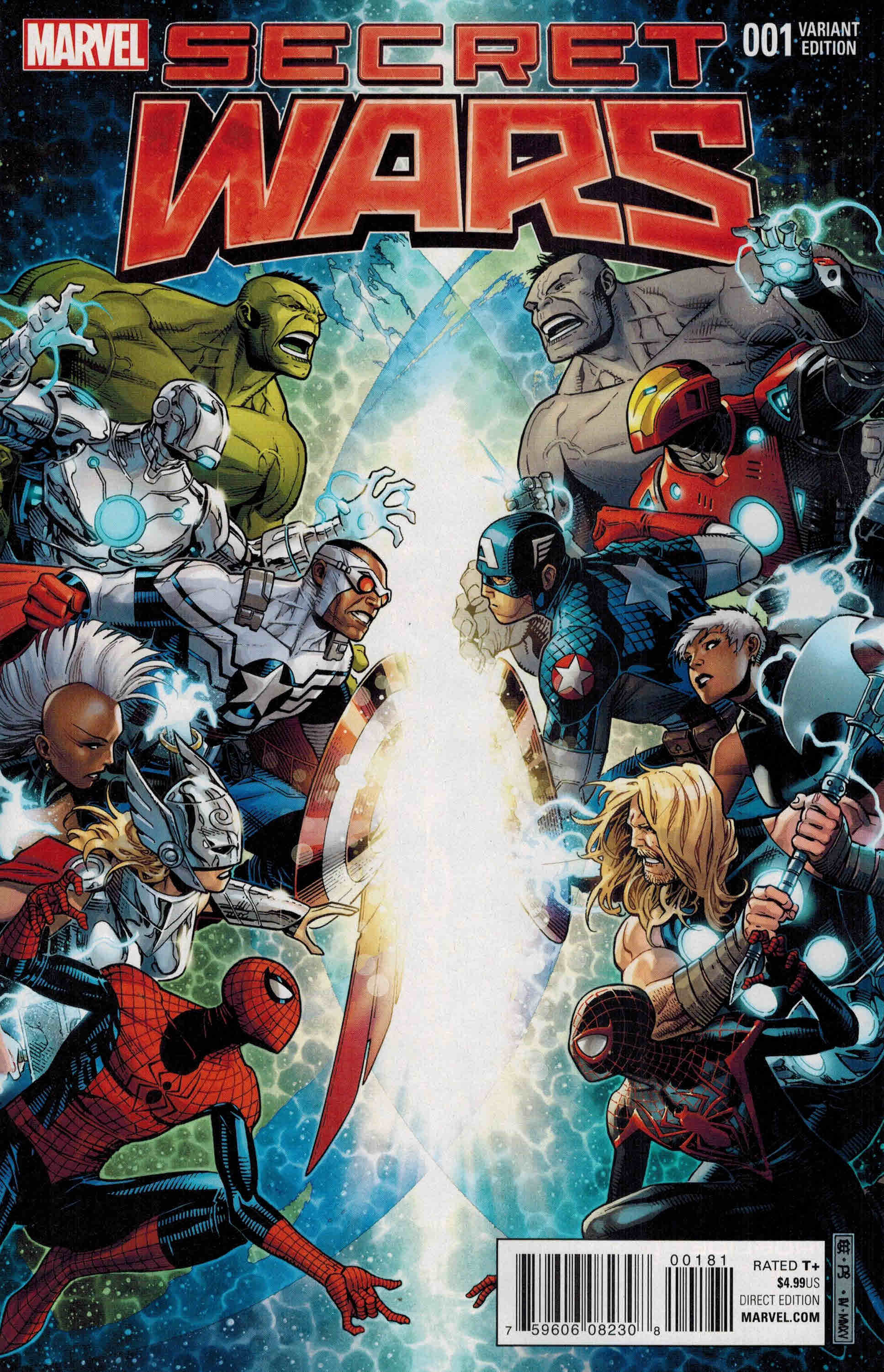 Secret Wars #1 1:100 Jim Cheung Variant Marvel Comics 2015 Miles Morales