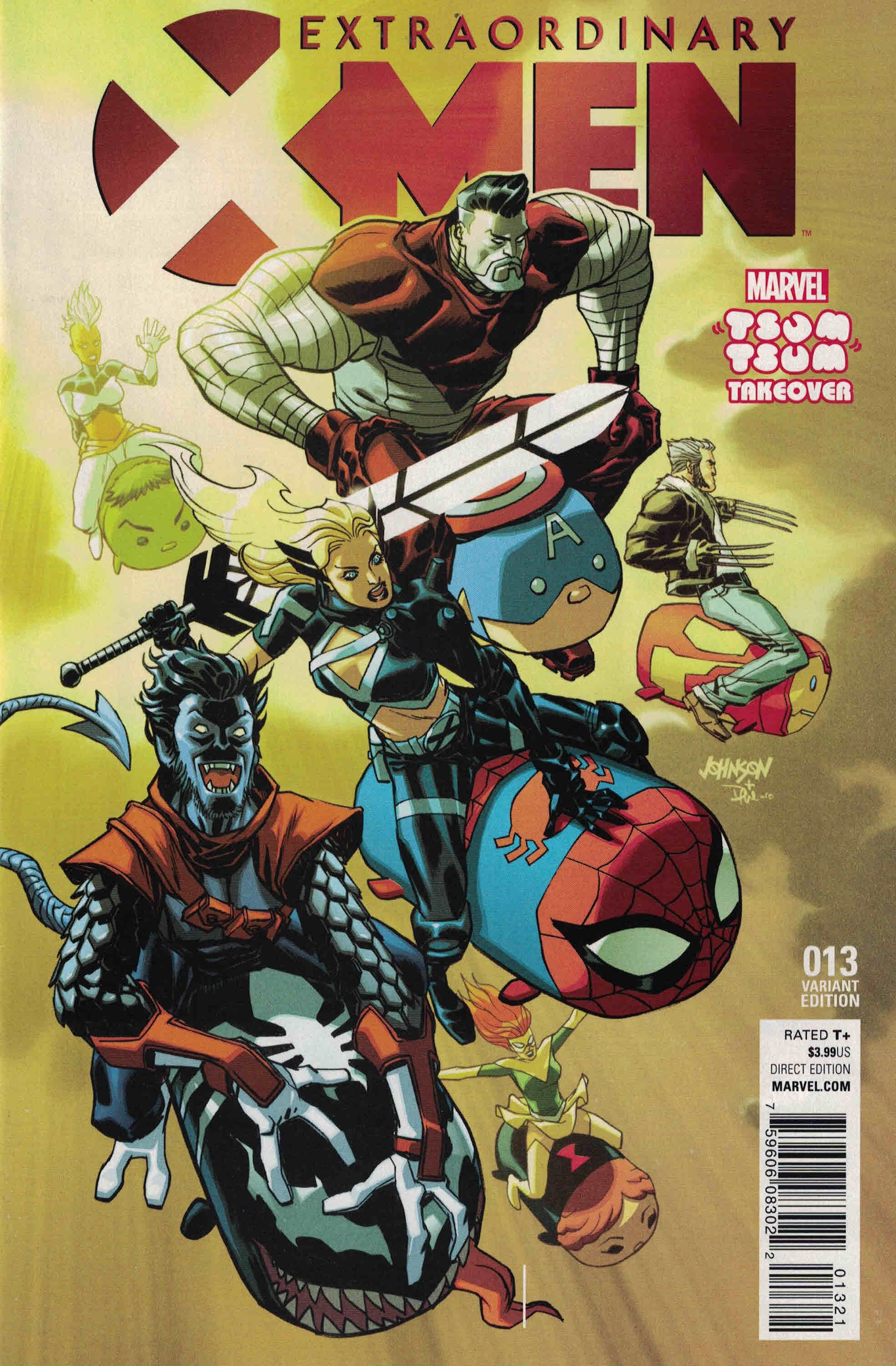 Extraordinary X-Men #13 Johnson Tsum Tsum Takeover Variant Marvel