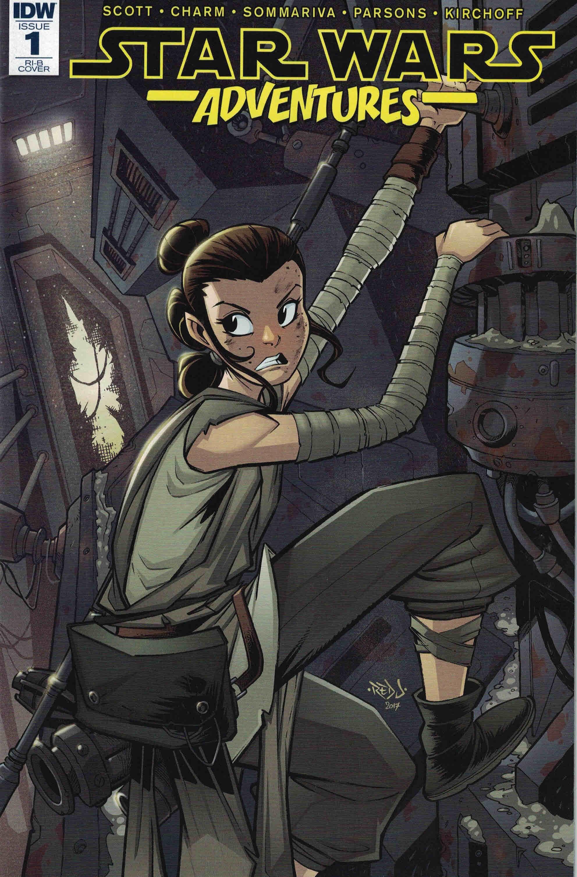 Star Wars Adventures #1 1:25 Jon Sommariva Variant IDW 2017 RI-B