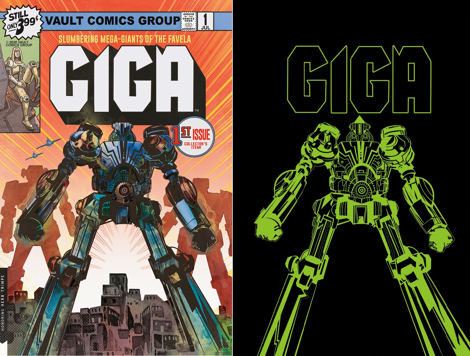 Giga #1 Shogun Homage Glow in the Dark Ultimate Exclusive Variant Vault Ltd 500