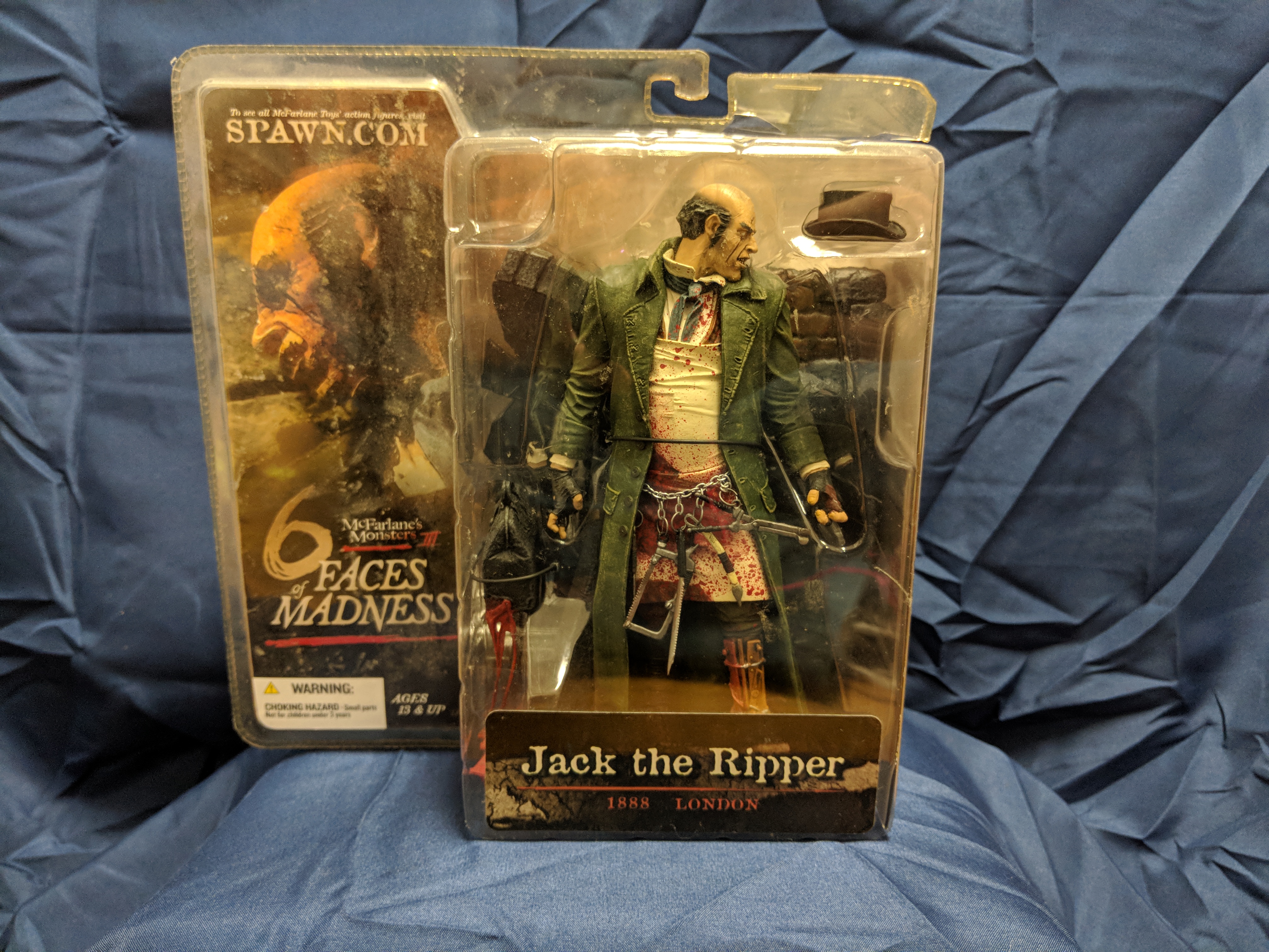 McFarlane Monsters III Jack the Ripper 6 Faces of Madness with Hat