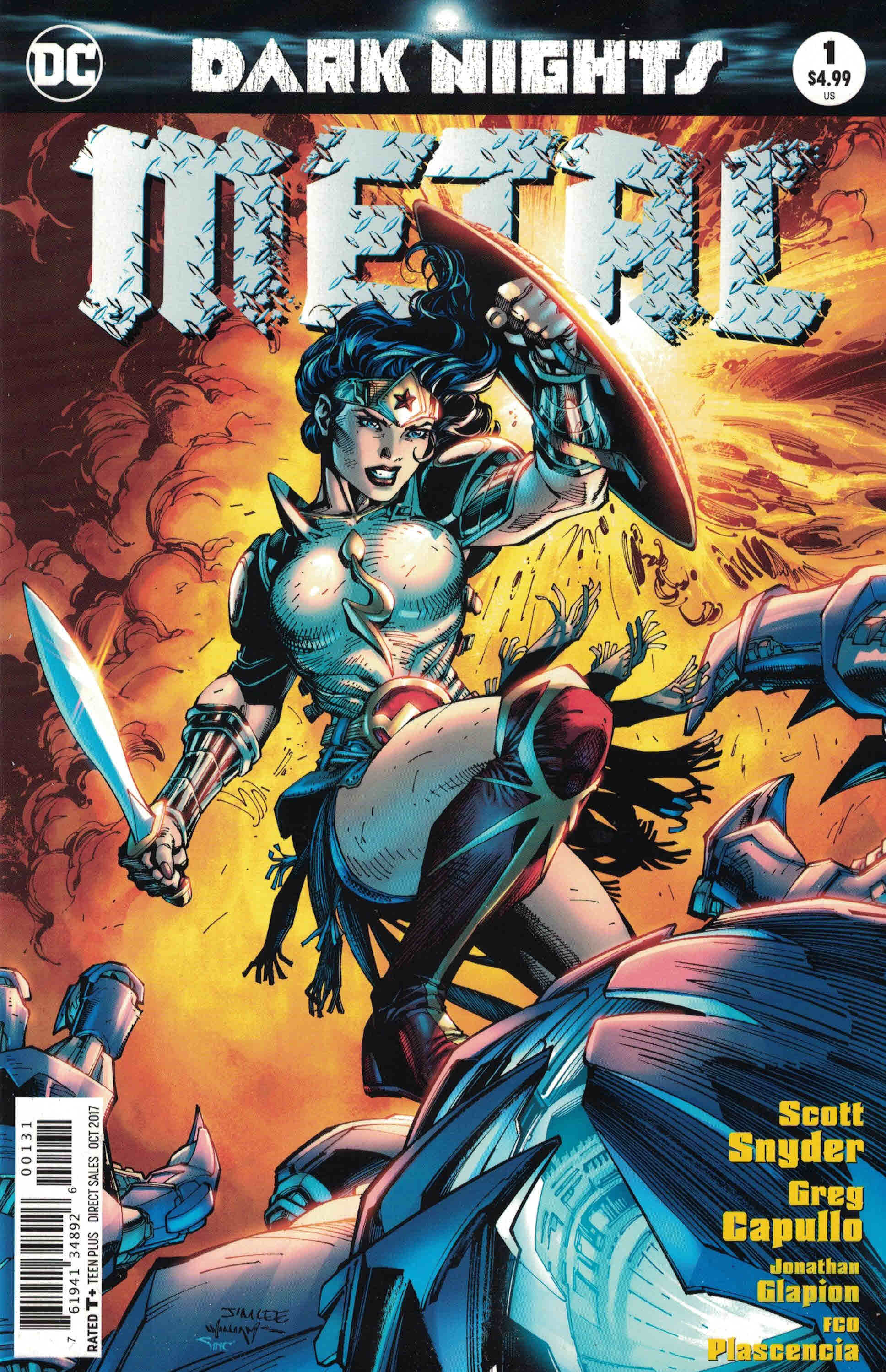 Dark Nights Metal #1 Jim Lee Wonder Woman Variant DC 2017