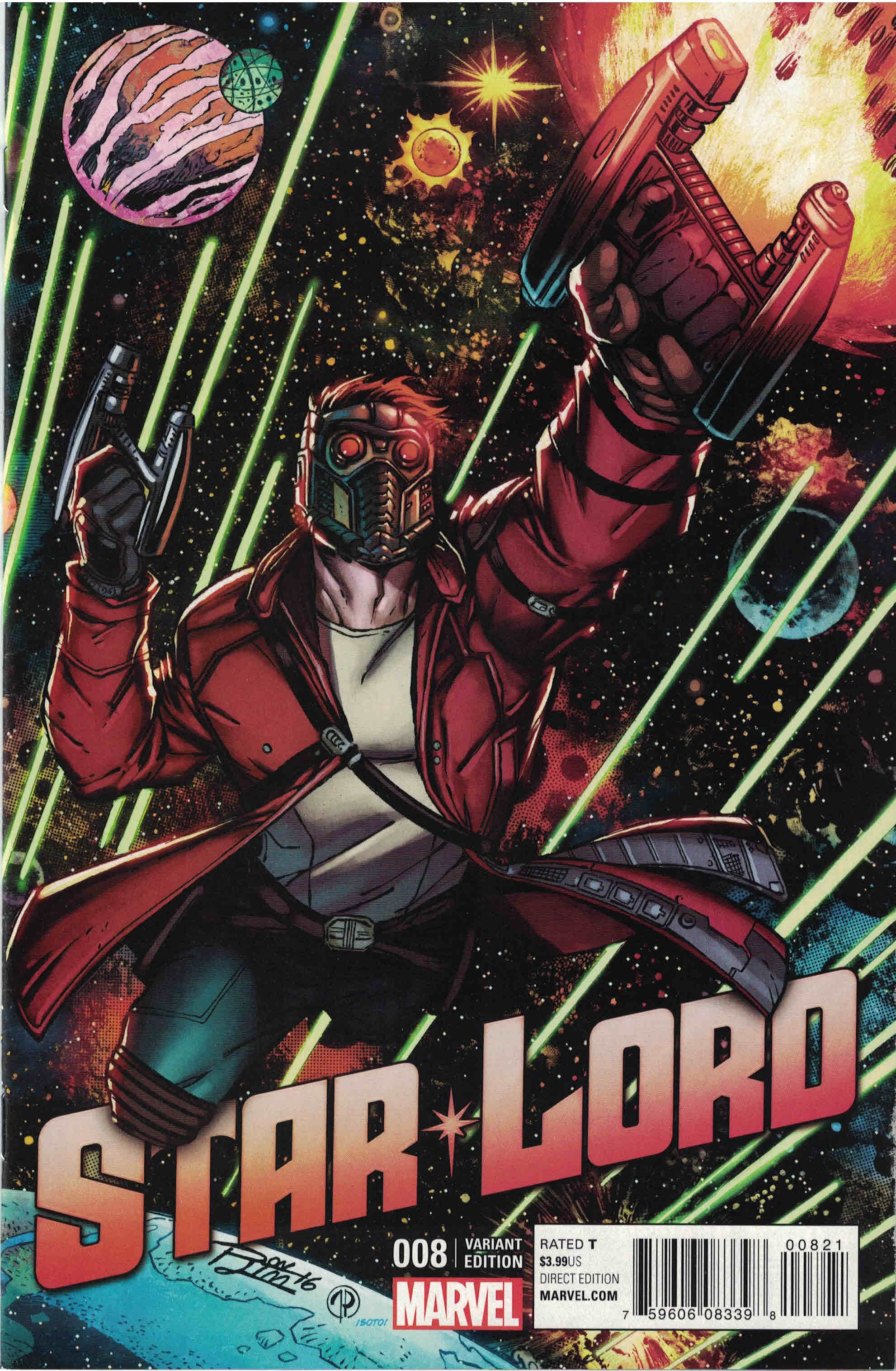 Star Lord #8 Ron Lim Variant Marvel 2015 Guardians of the Galaxy