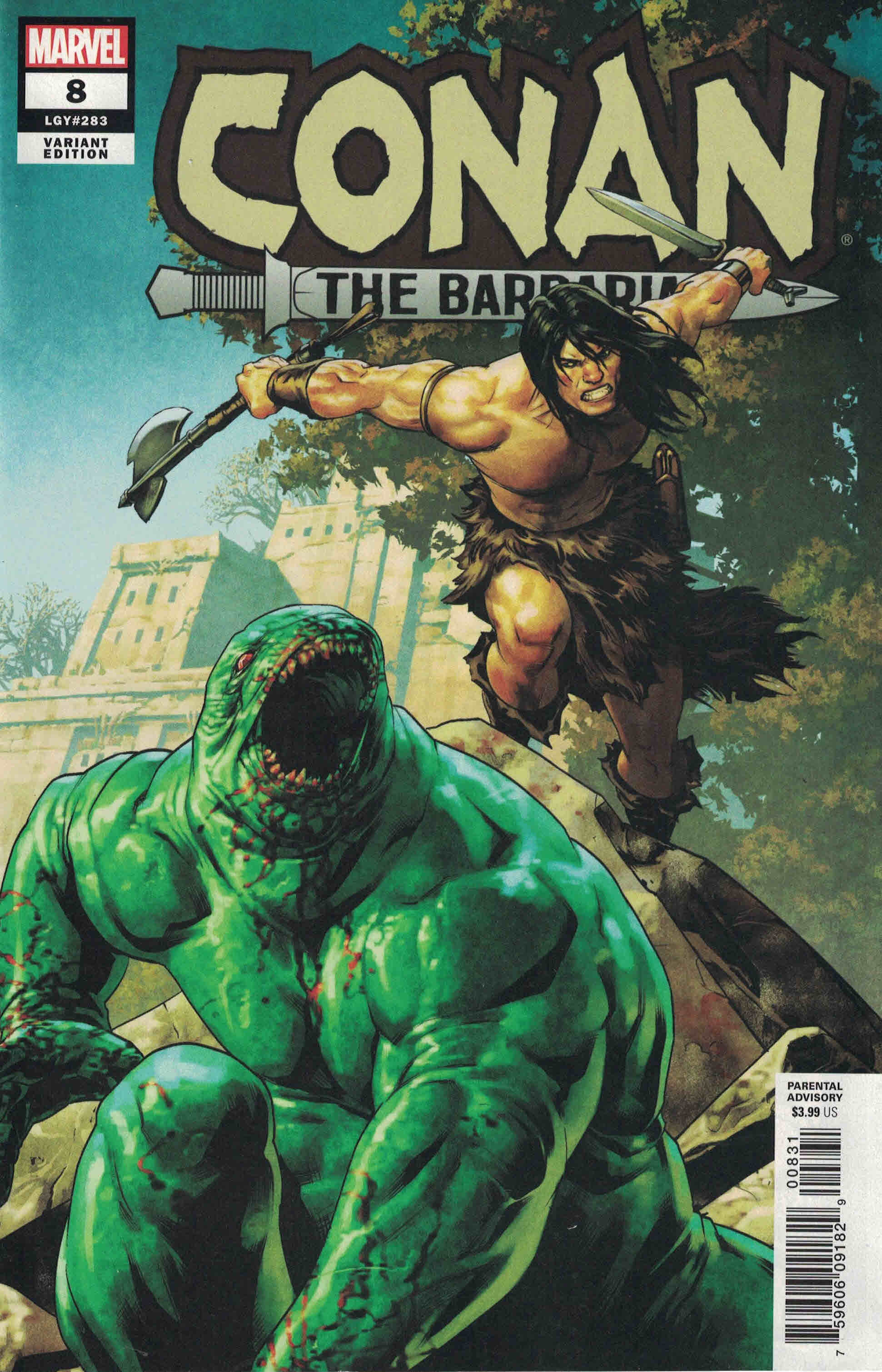 Conan the Barbarian #8 1:25 Jesus Saiz Variant Marvel 2018