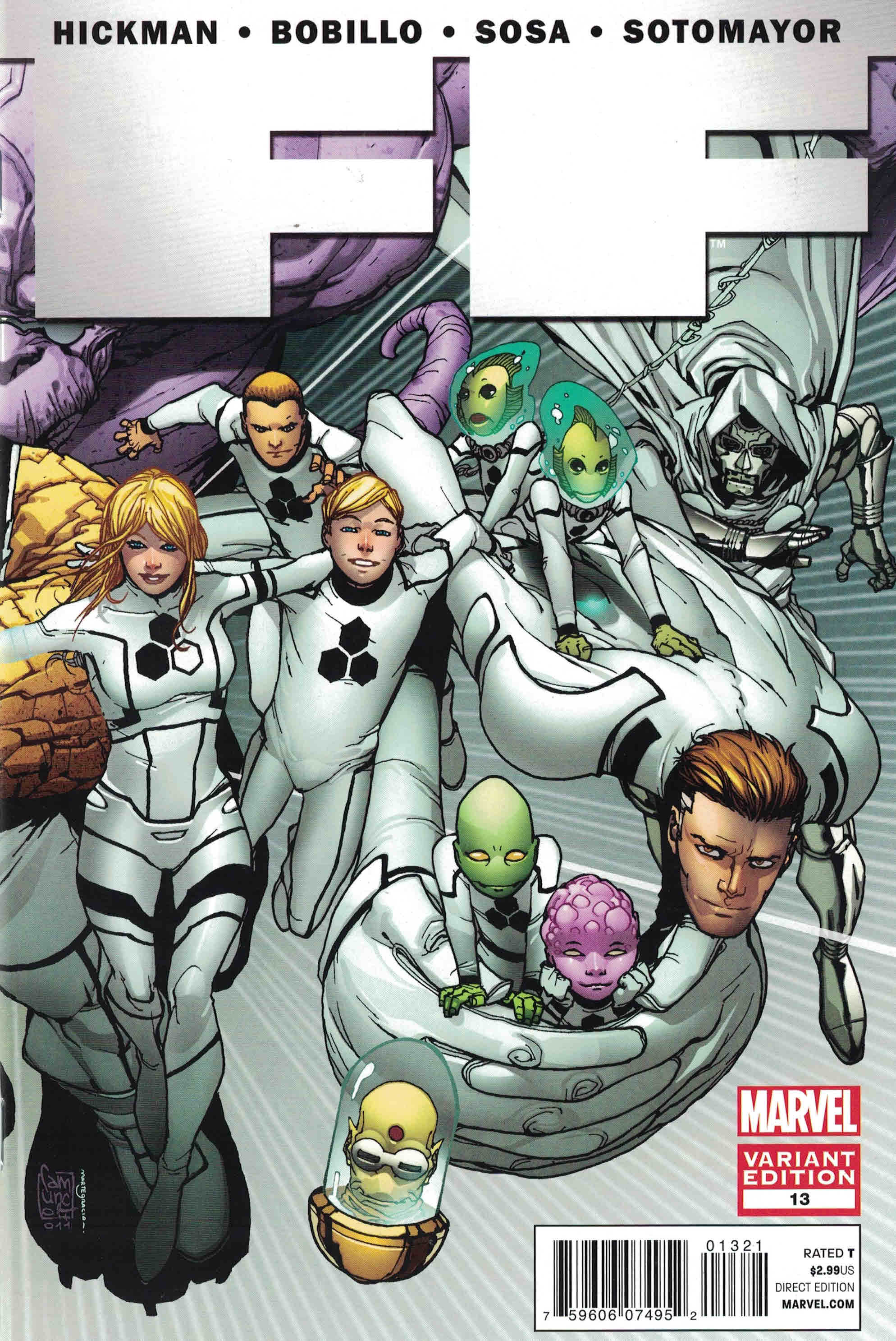Fantastic Four #601 1:20 Camuncoli Connecting Variant Marvel 2011