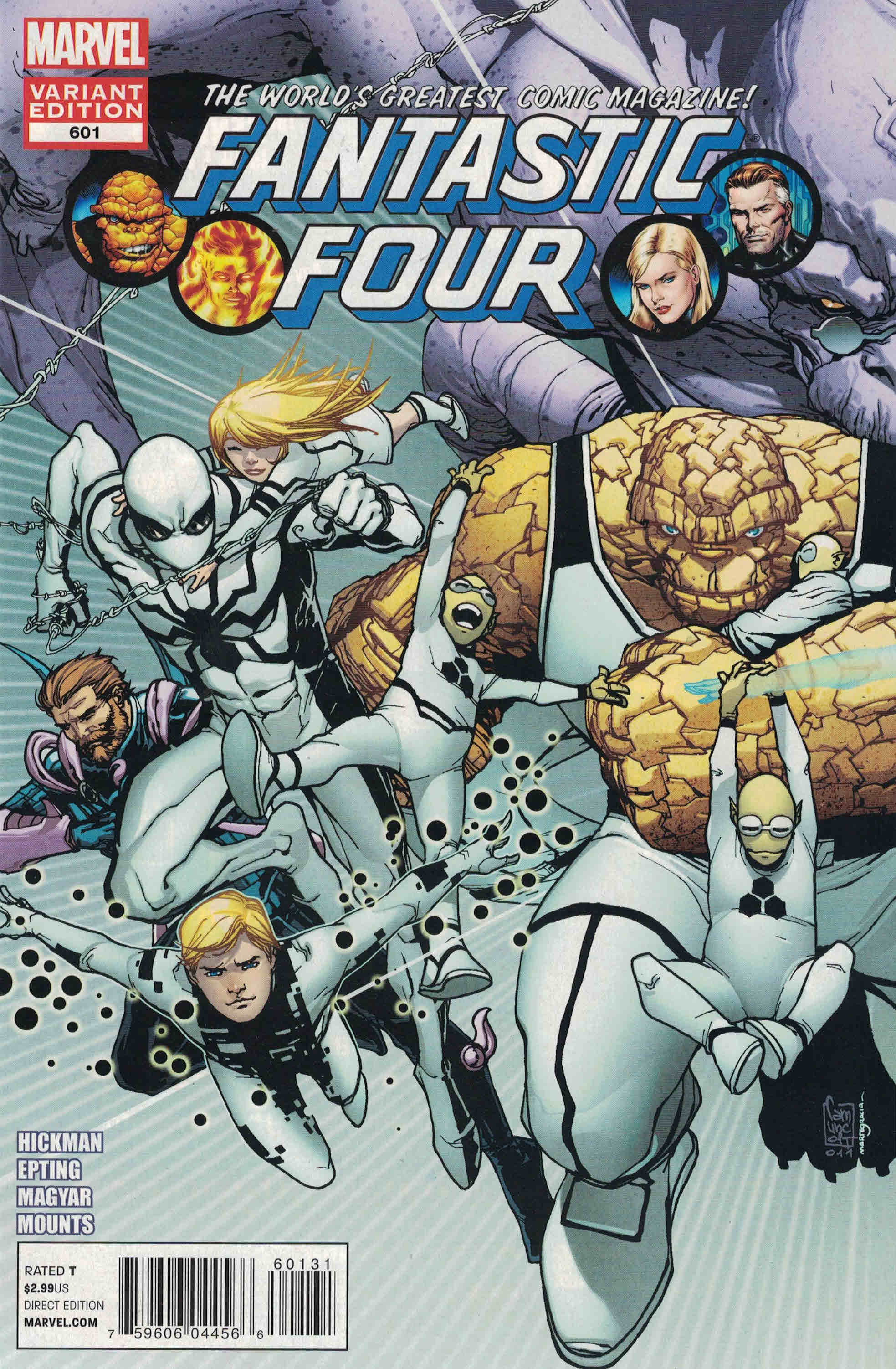 Fantastic Four #601 1:20 Camuncoli Connecting Variant Marvel 2011