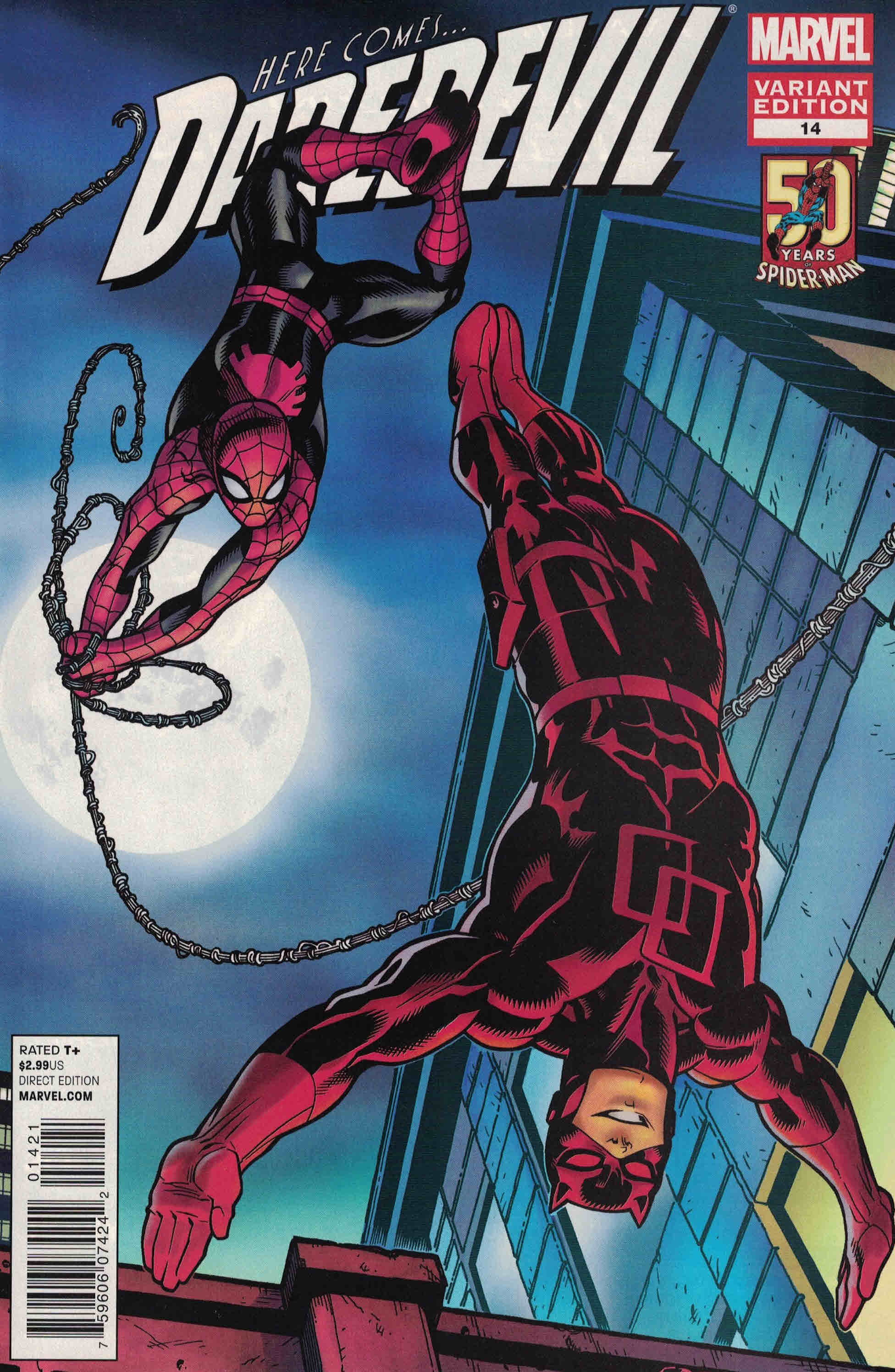Daredevil #14 Ed McGuinness Spider-Man 50th Anniversary Variant
