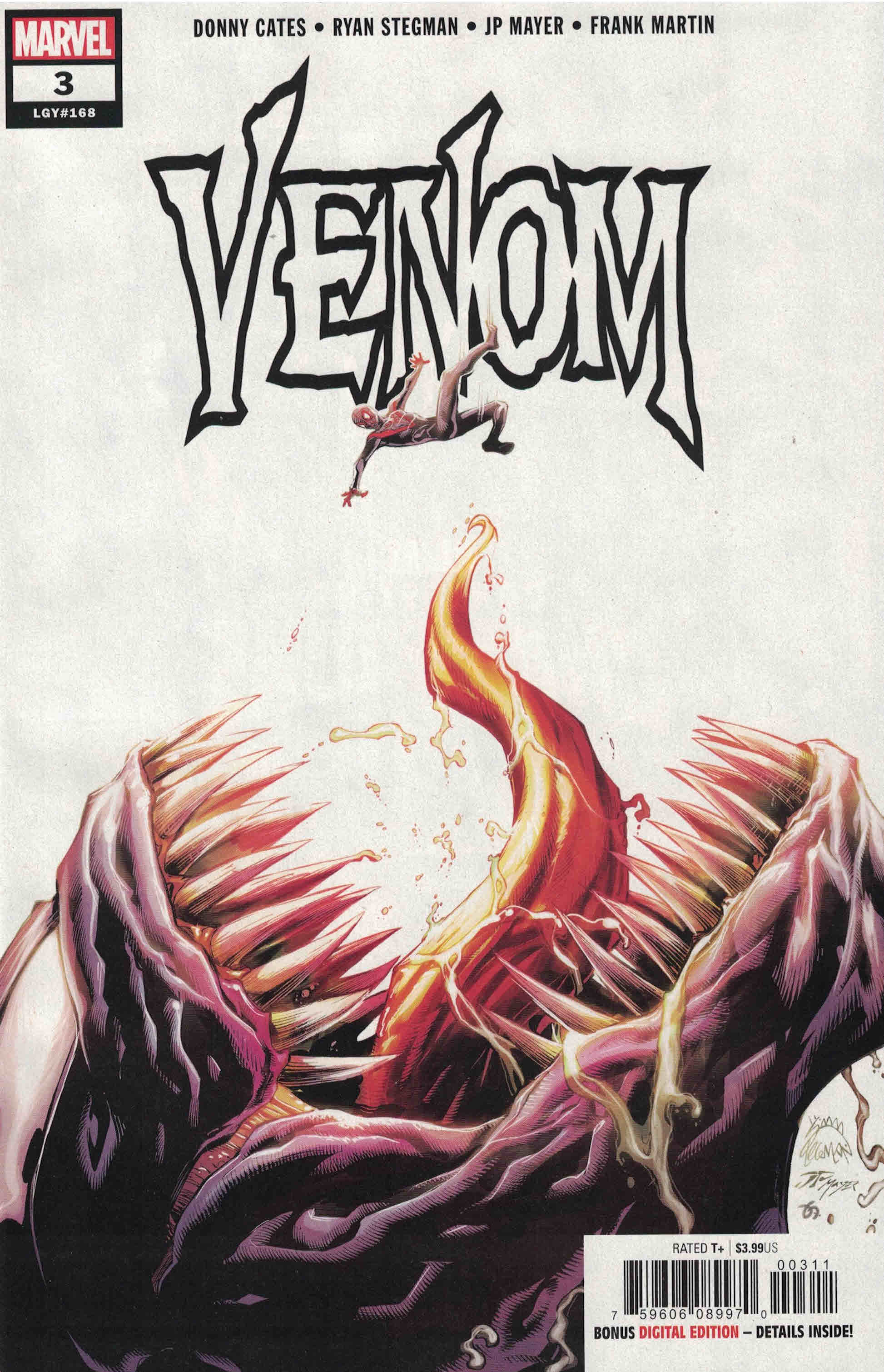 Venom #3 First Appearance Knull 1st Print Cover A 2018 Donny Cates