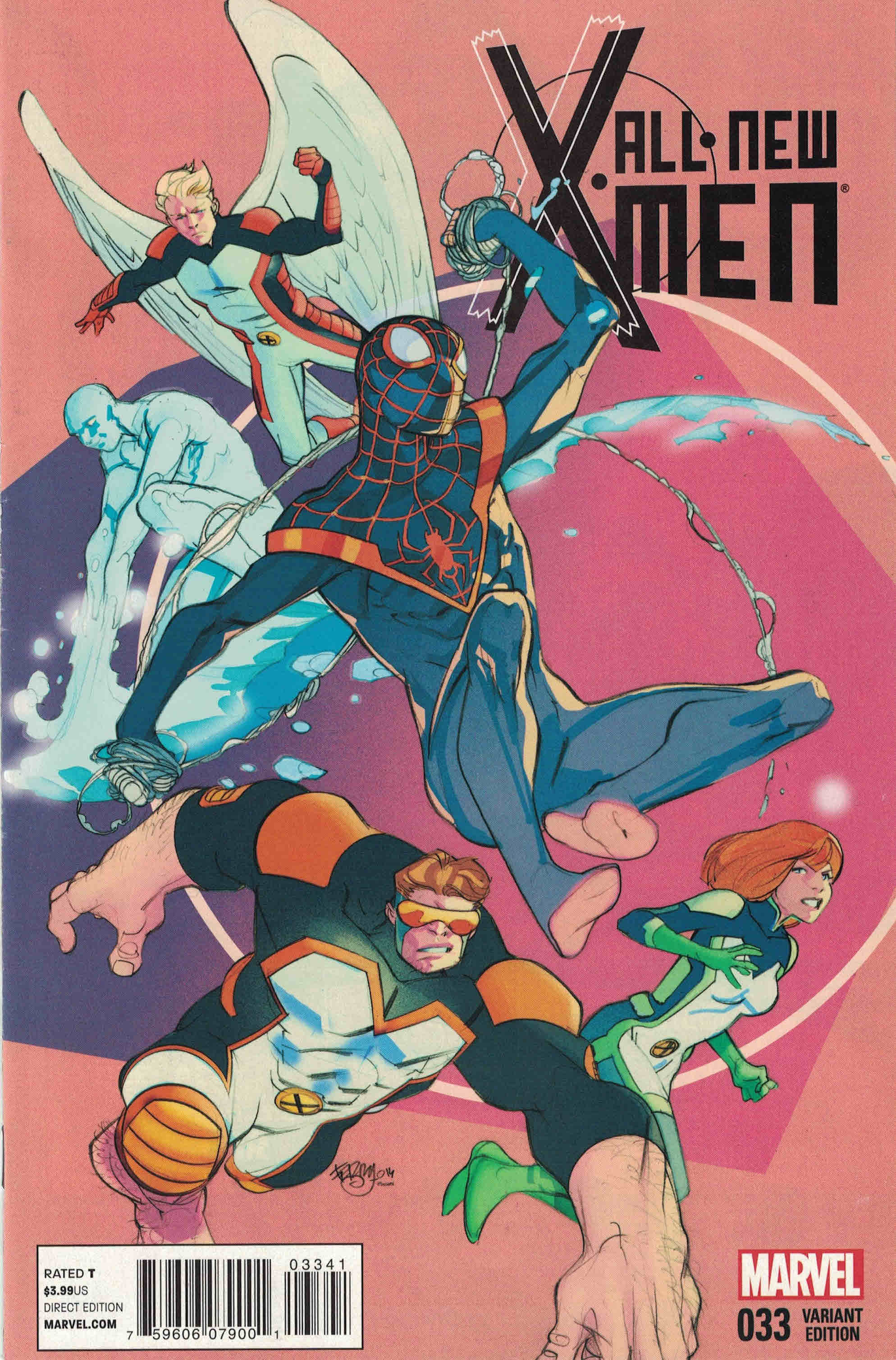 All New X-Men #33 1:15 Ferry Spider-Man Variant Marvel NOW 2012