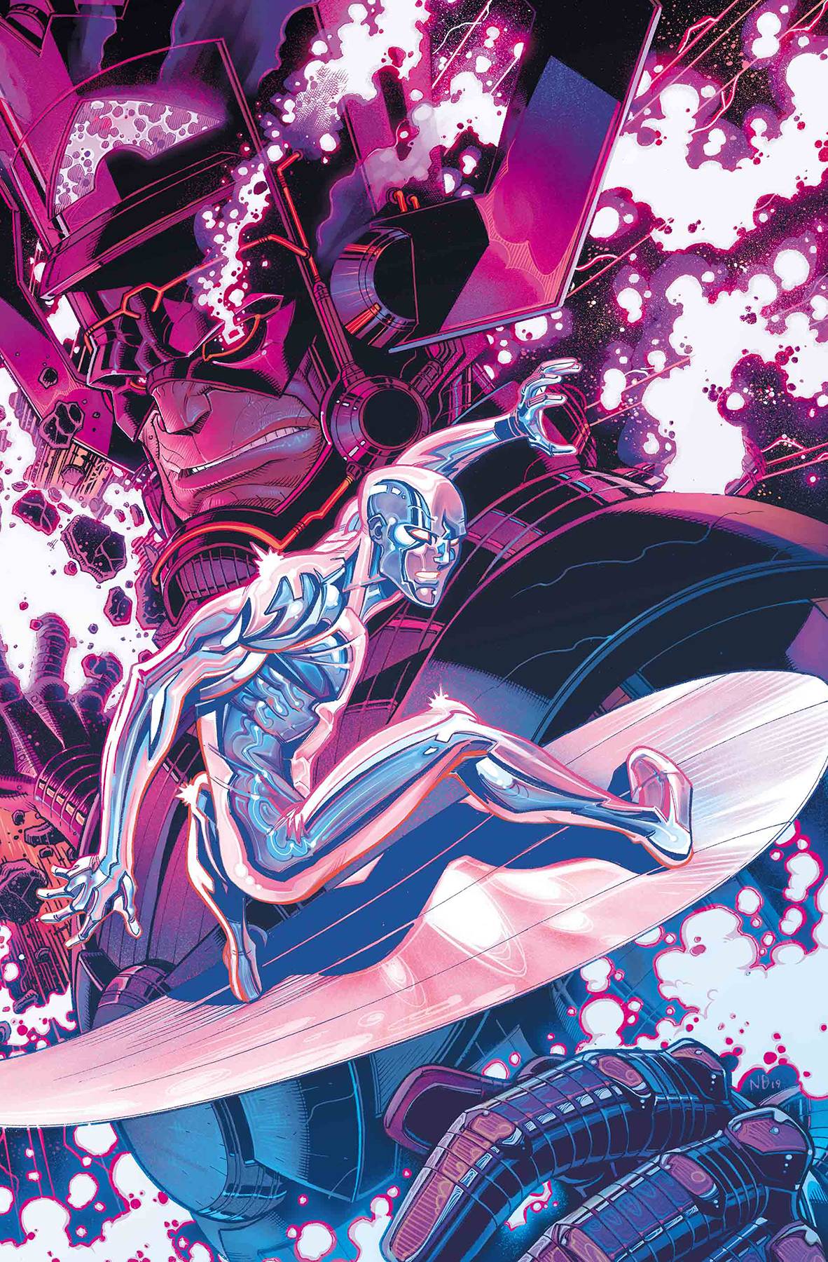 Silver Surfer Black #1 1:100 Nick Bradshaw Virgin Variant Marvel 2019