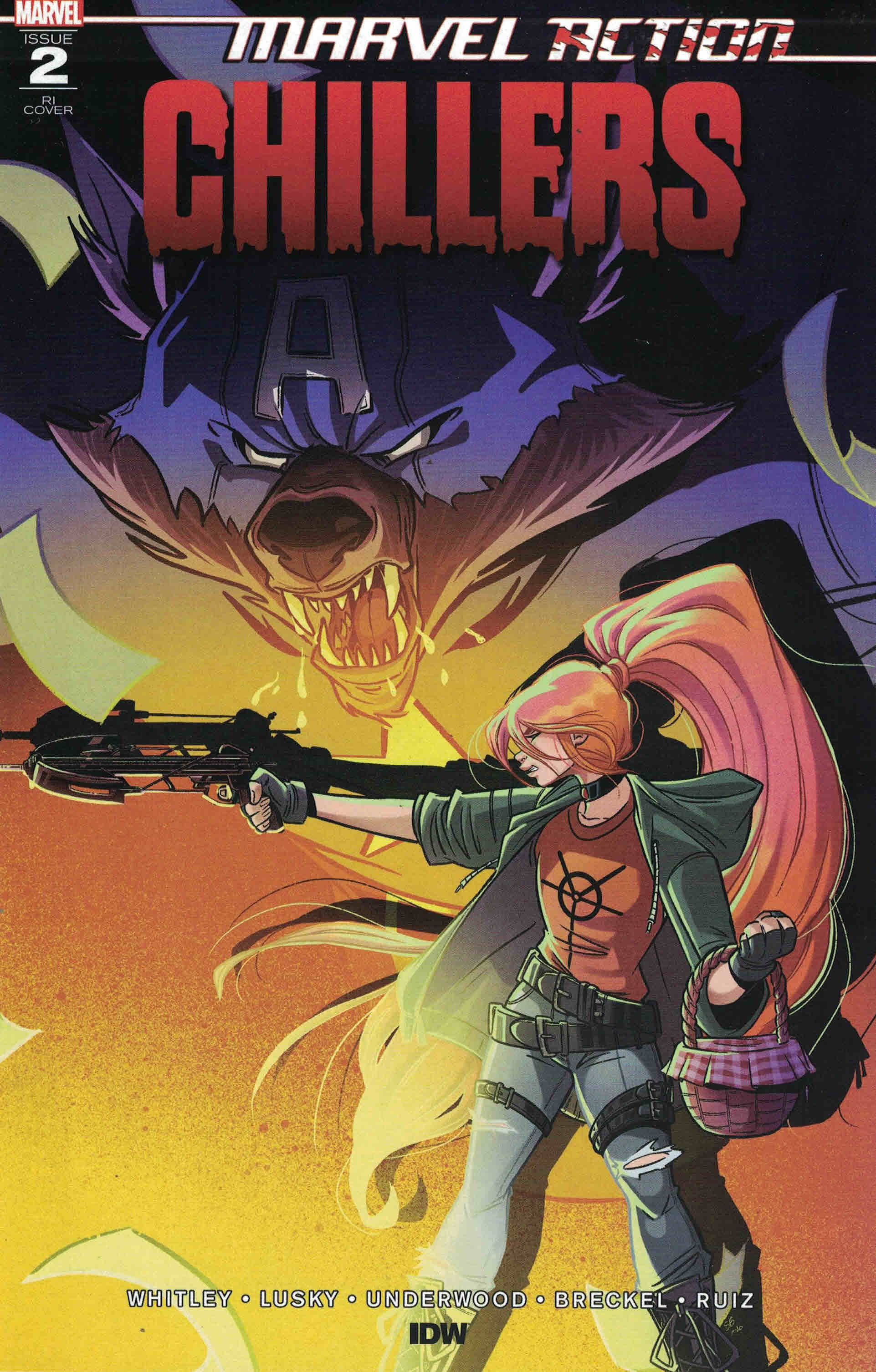 Marvel Action Chillers #2 1:10 Sweeney Boo RI Variant 2020