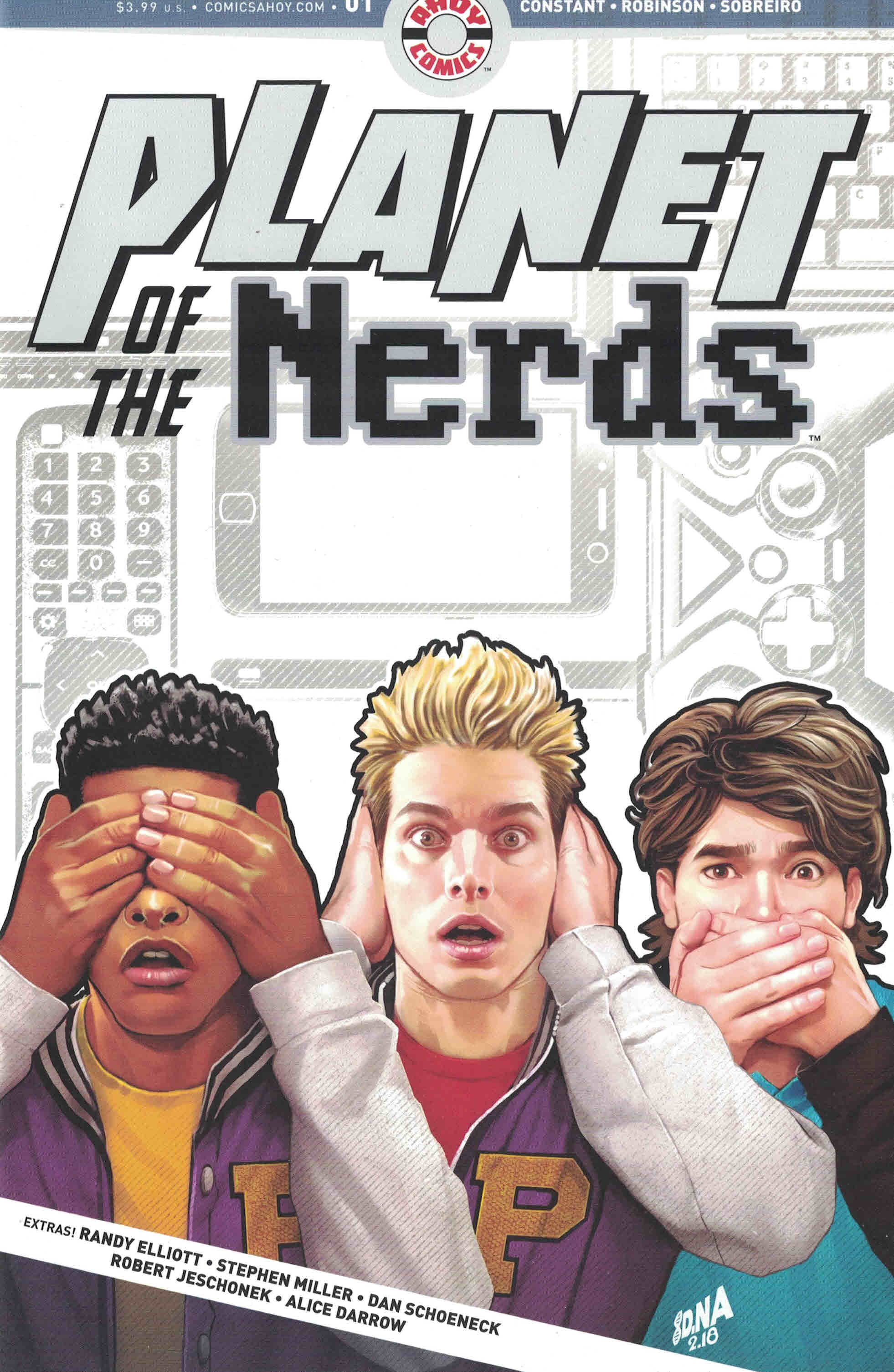 Planet of the Nerds #1 1st Print David Nakayama Cover A Ahoy 2019 Optioned!
