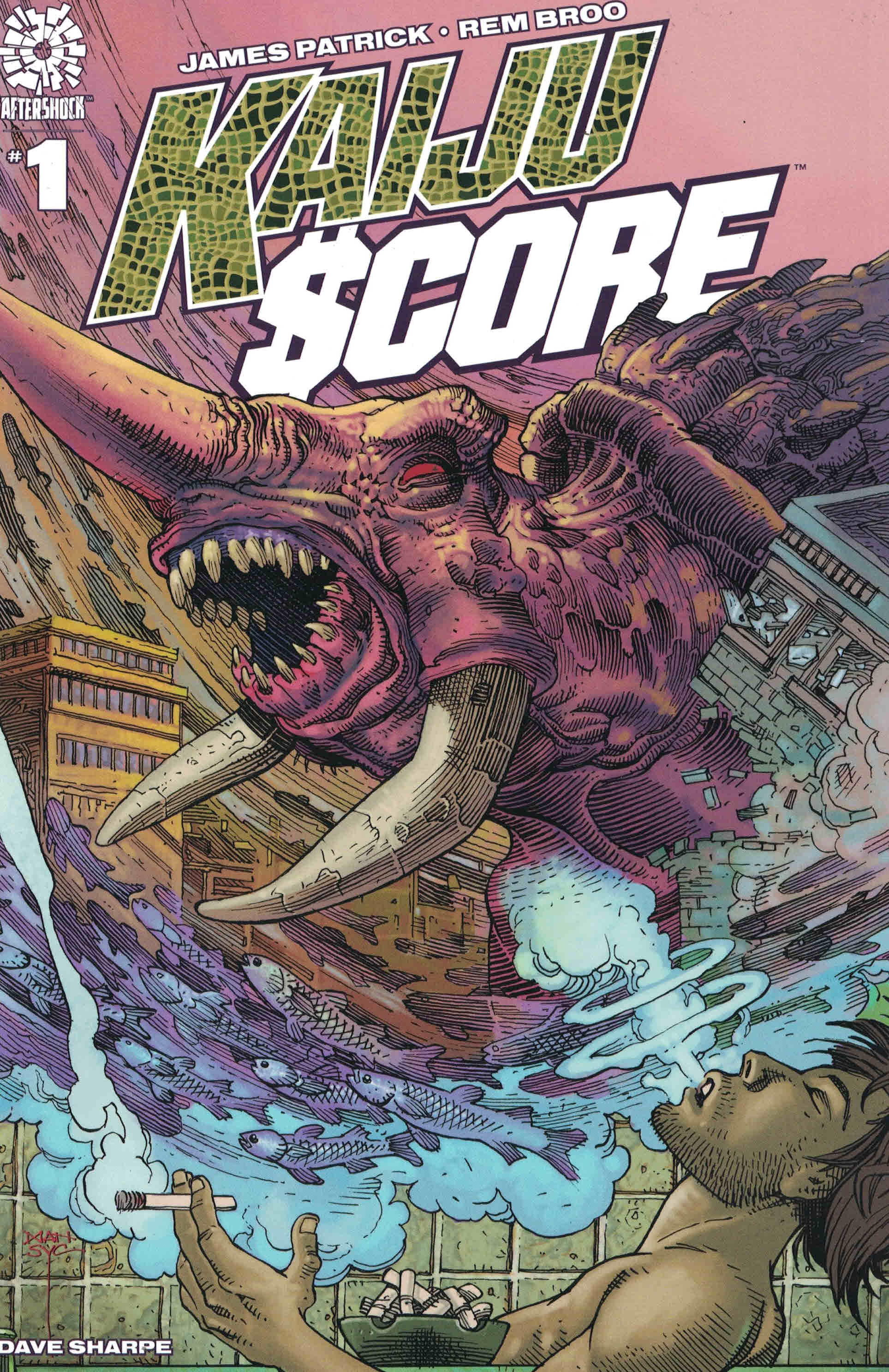 Kaiju Score #1 1:15 Mark Nelson Variant AfterShock 2020 Movie