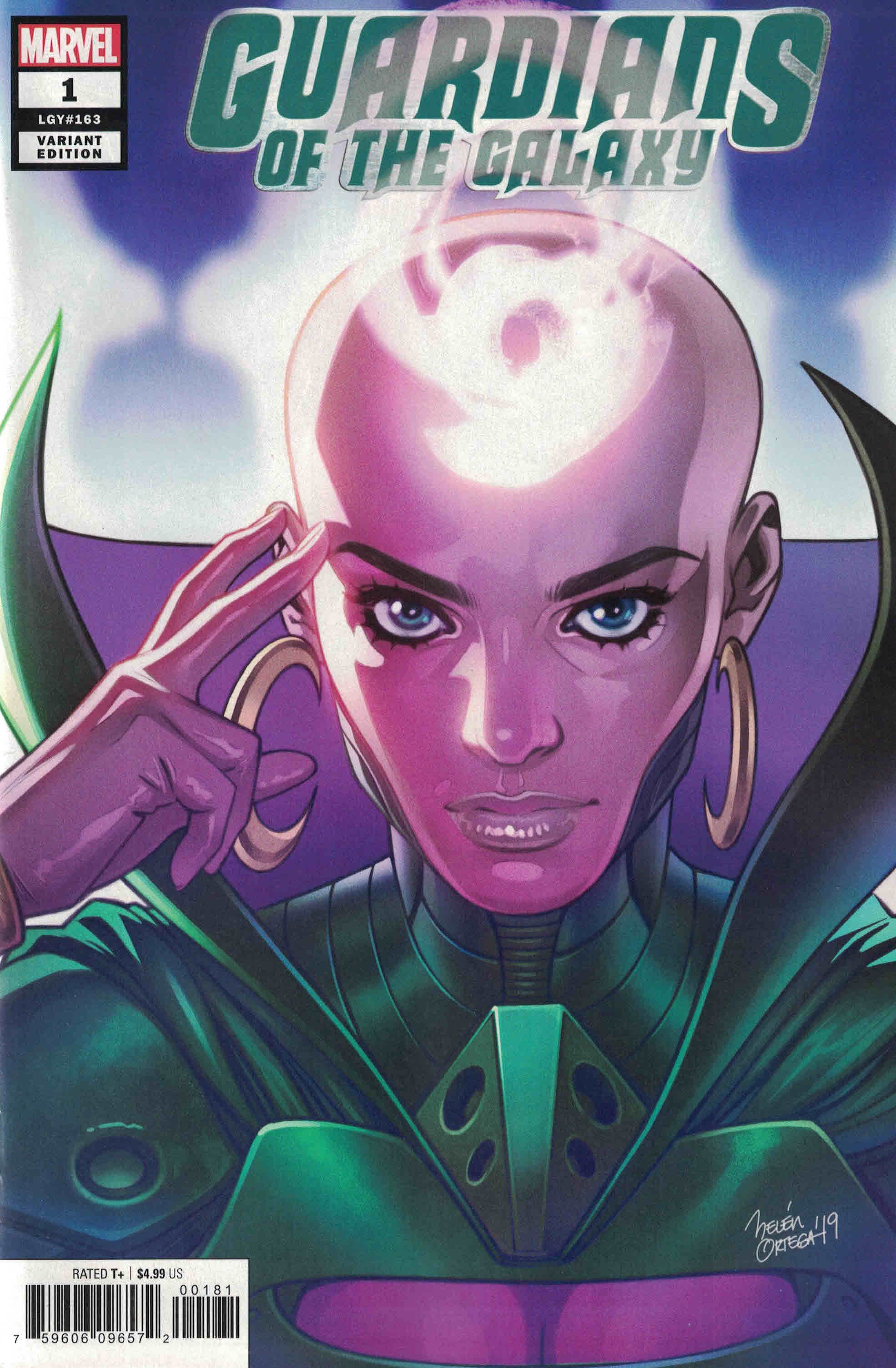 Guardians of the Galaxy #1 1:25 Belen Ortega Variant Marvel 2020 LGY #163