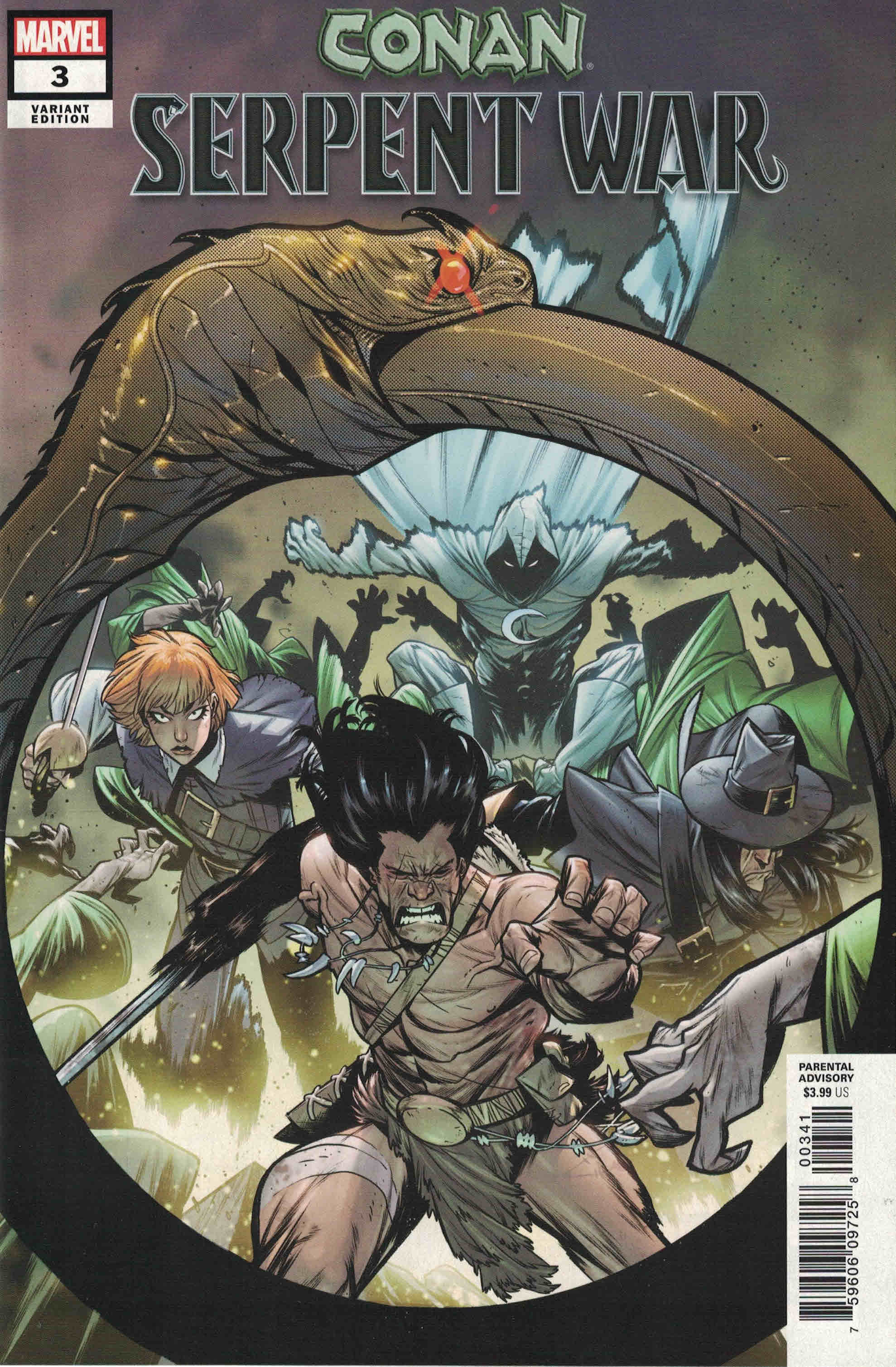 Conan Serpent War #3 1:50 Kim Jacinto Variant Marvel 2019