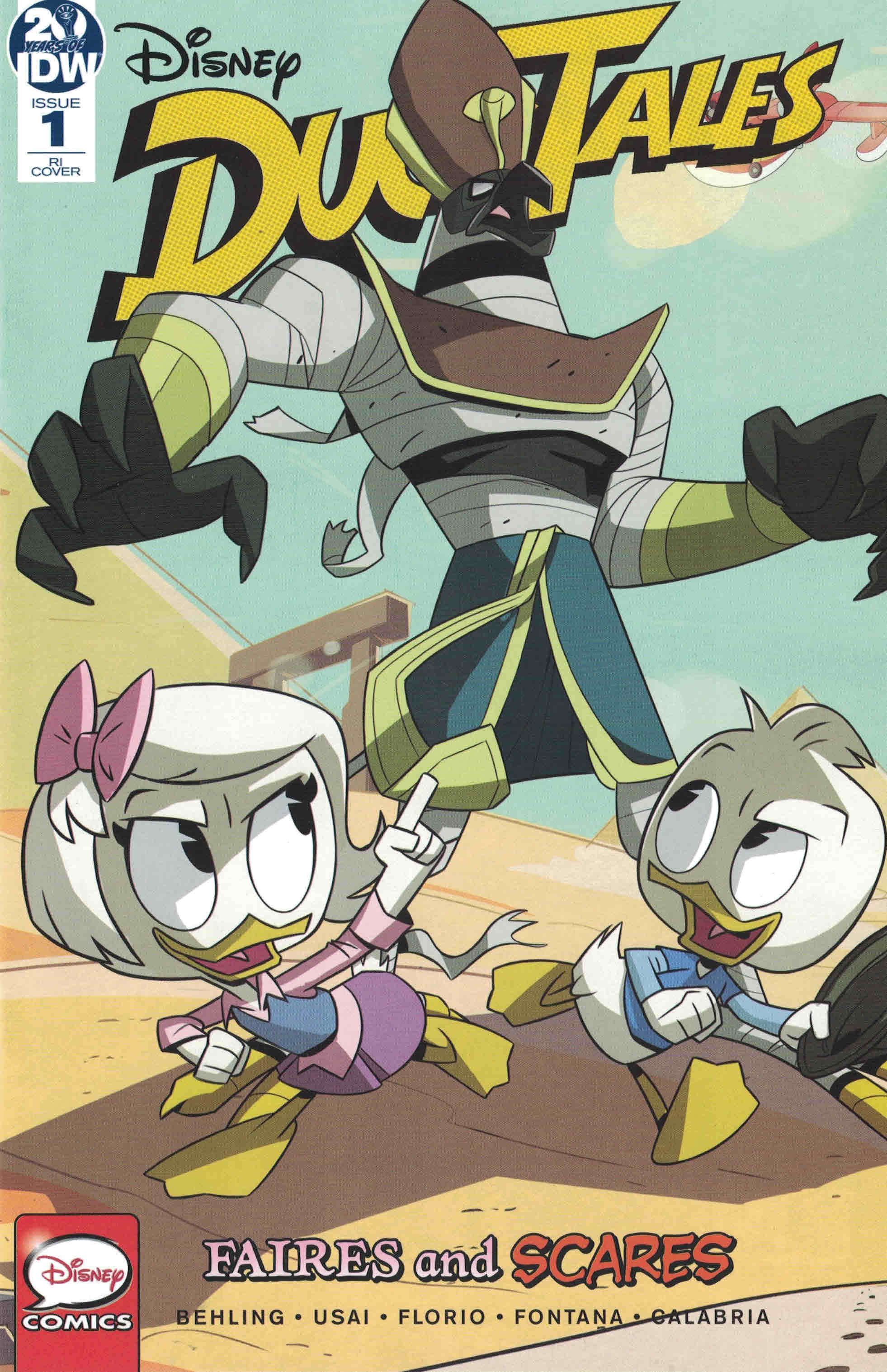 Ducktales Faires and Scares #1 1:10 Creative Team Variant IDW 2020