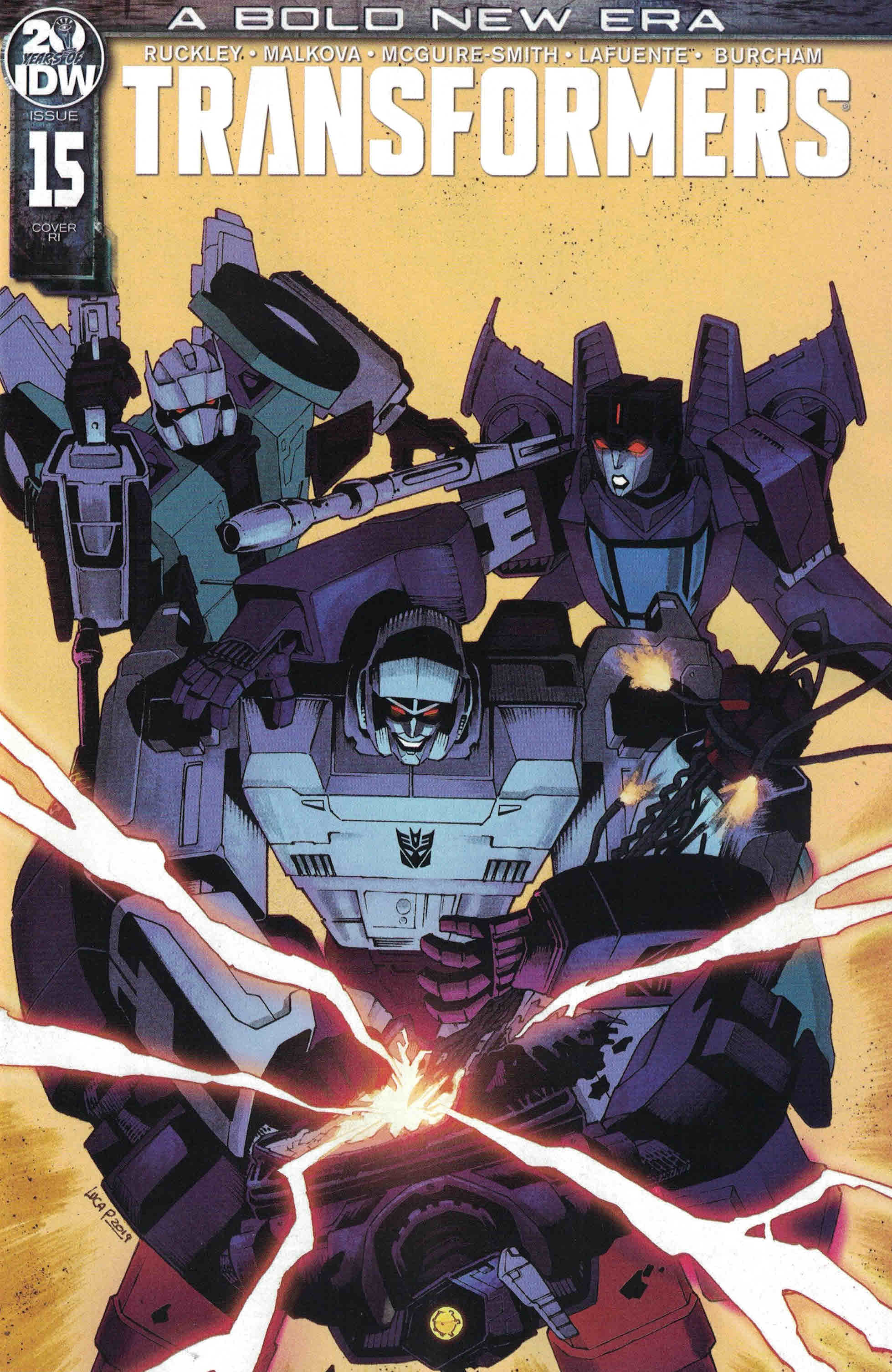 Transformers #15 1:10 Luca Pizzari Variant IDW 2019 Megatron