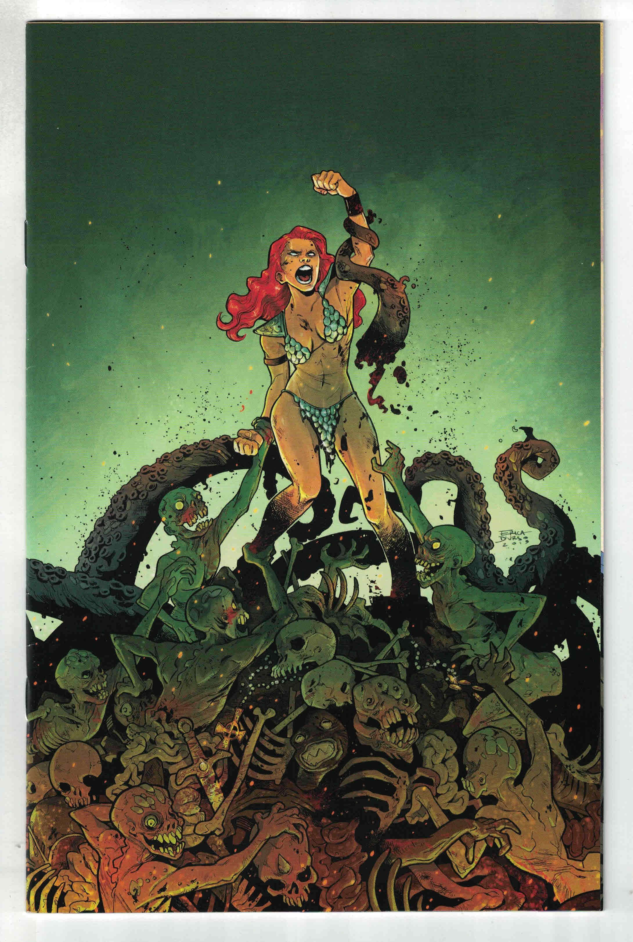 Savage Tales Red Sonja Halloween One-Shot Virgin Variant Dynamite 2019 VF/NM