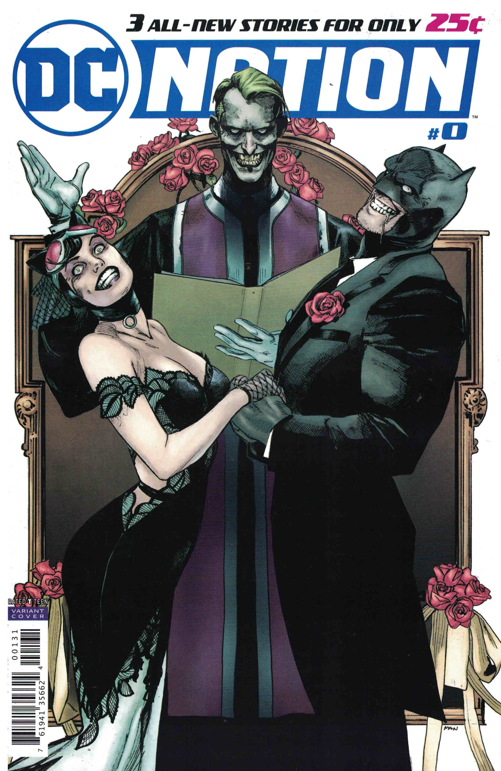 DC Nation #0 1:250 Clay Mann Batman Catwoman Wedding Variant 2018
