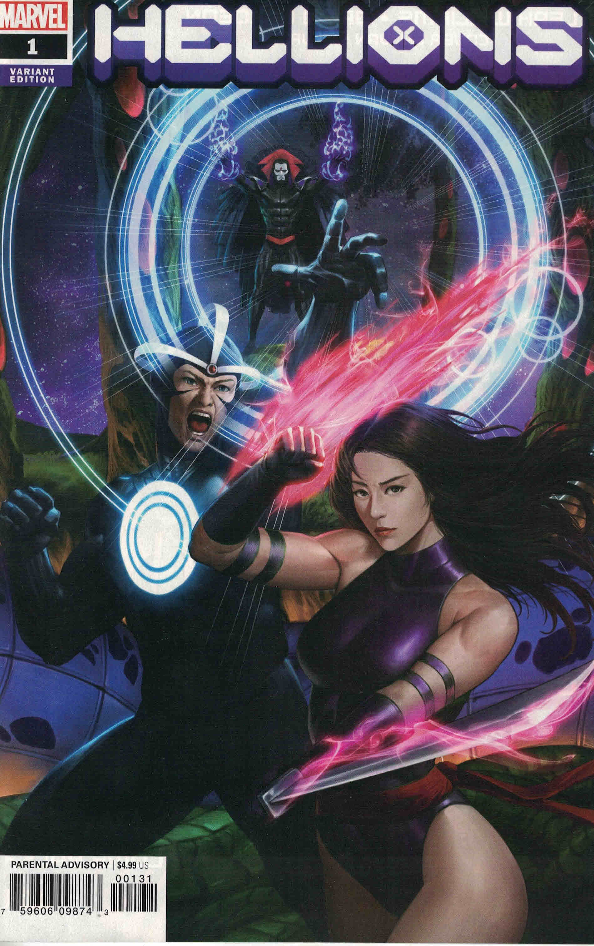 Hellions #1 1:50 Woo Dae Shim Variant Marvel 2020 X-Men Psylocke