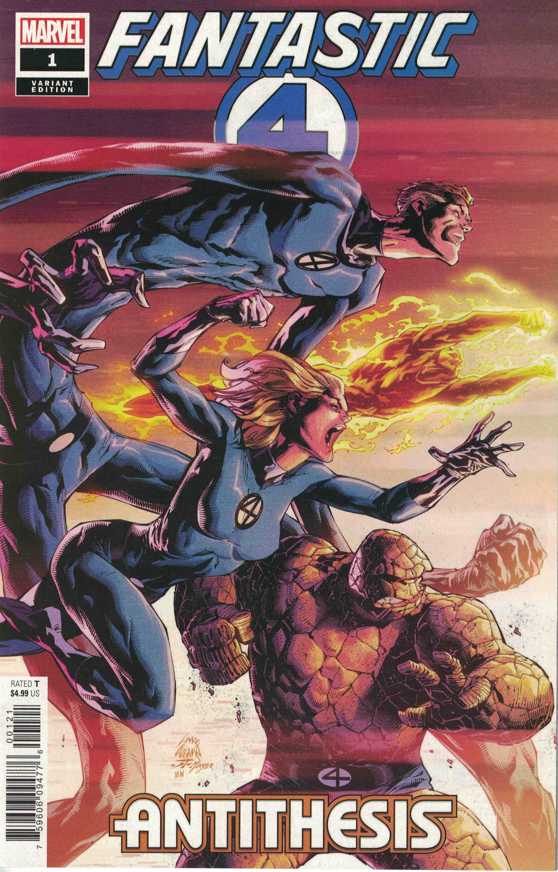 Fantastic Four Antithesis #1 1:50 Ryan Stegman Variant Marvel 2020