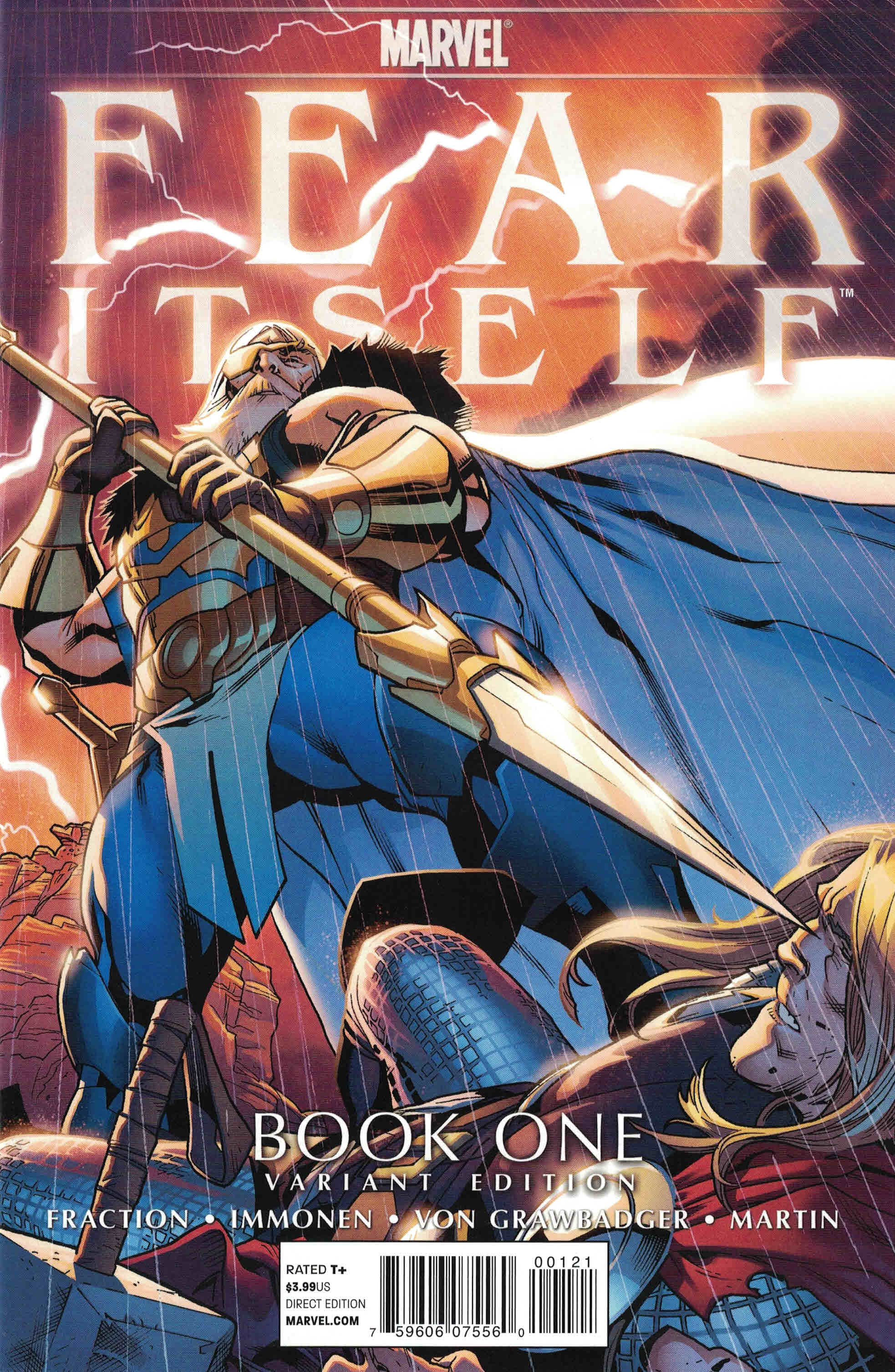 Fear Itself #1 1:25 Stuart Immonen Variant Marvel 2011