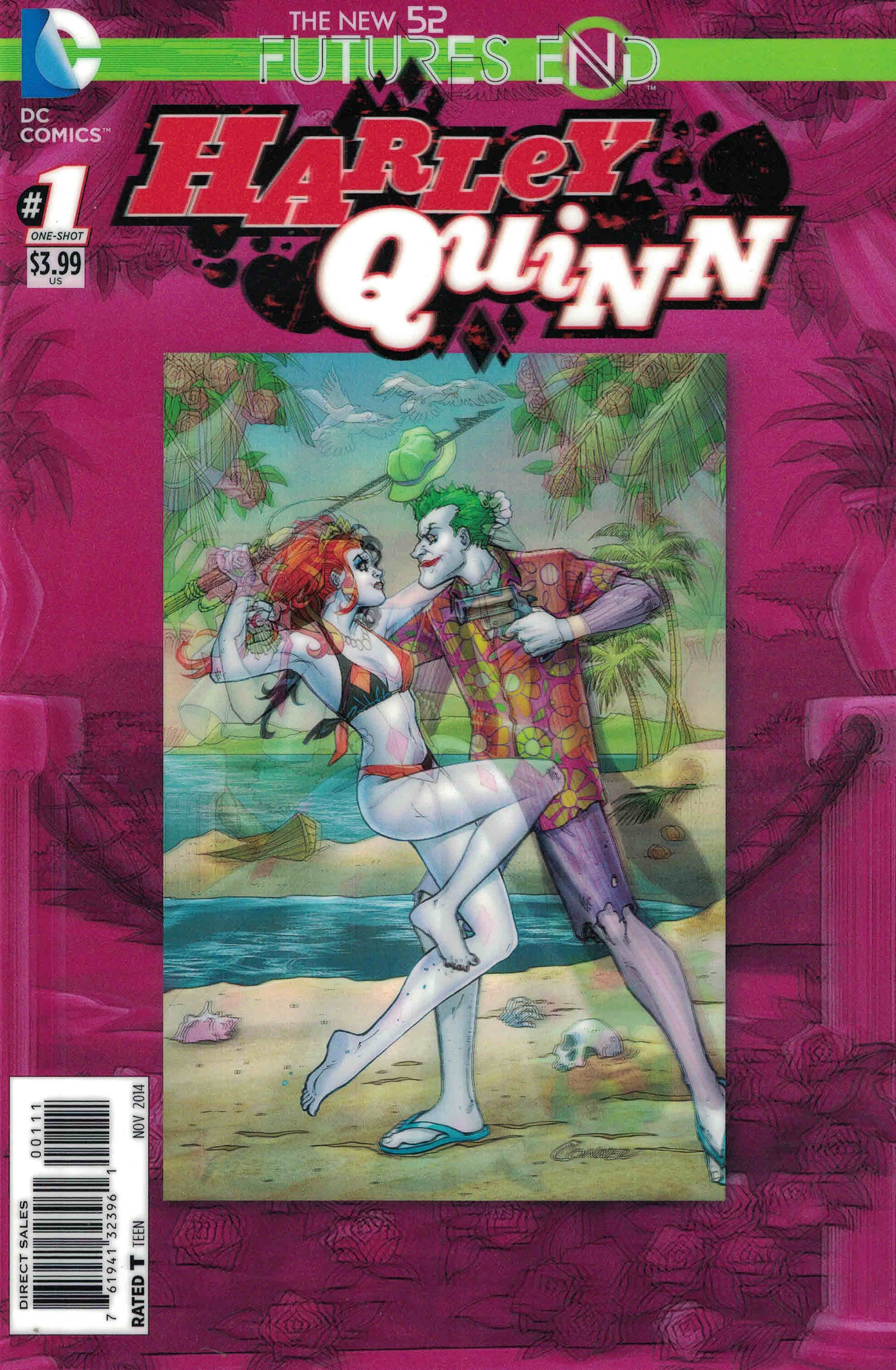 Harley Quinn Futures End #1 One-Shot Lenticular DC 2014