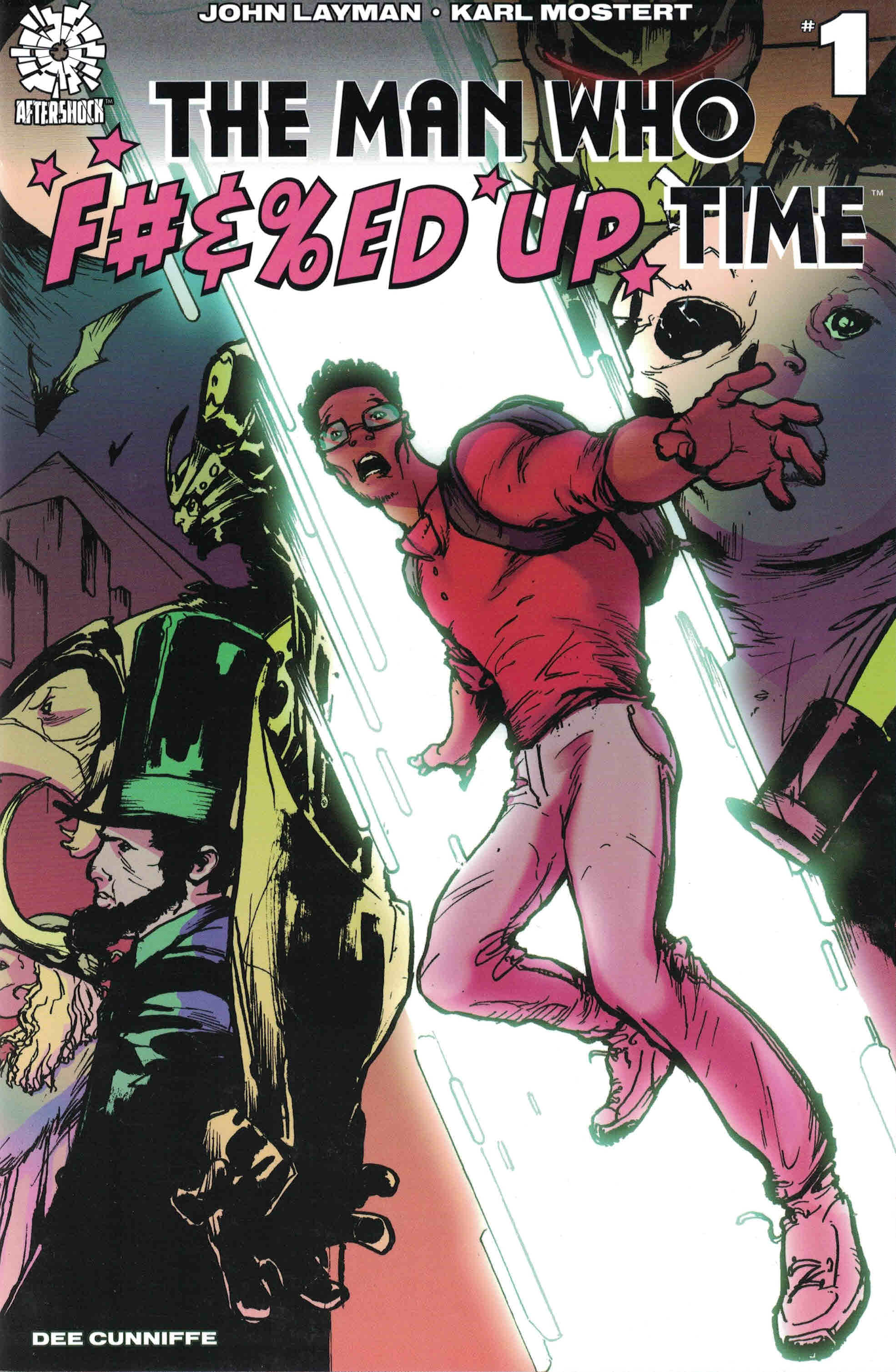 The Man Who F#& Up Time #1 1:15 Larry Stroman Variant Aftershock 2020
