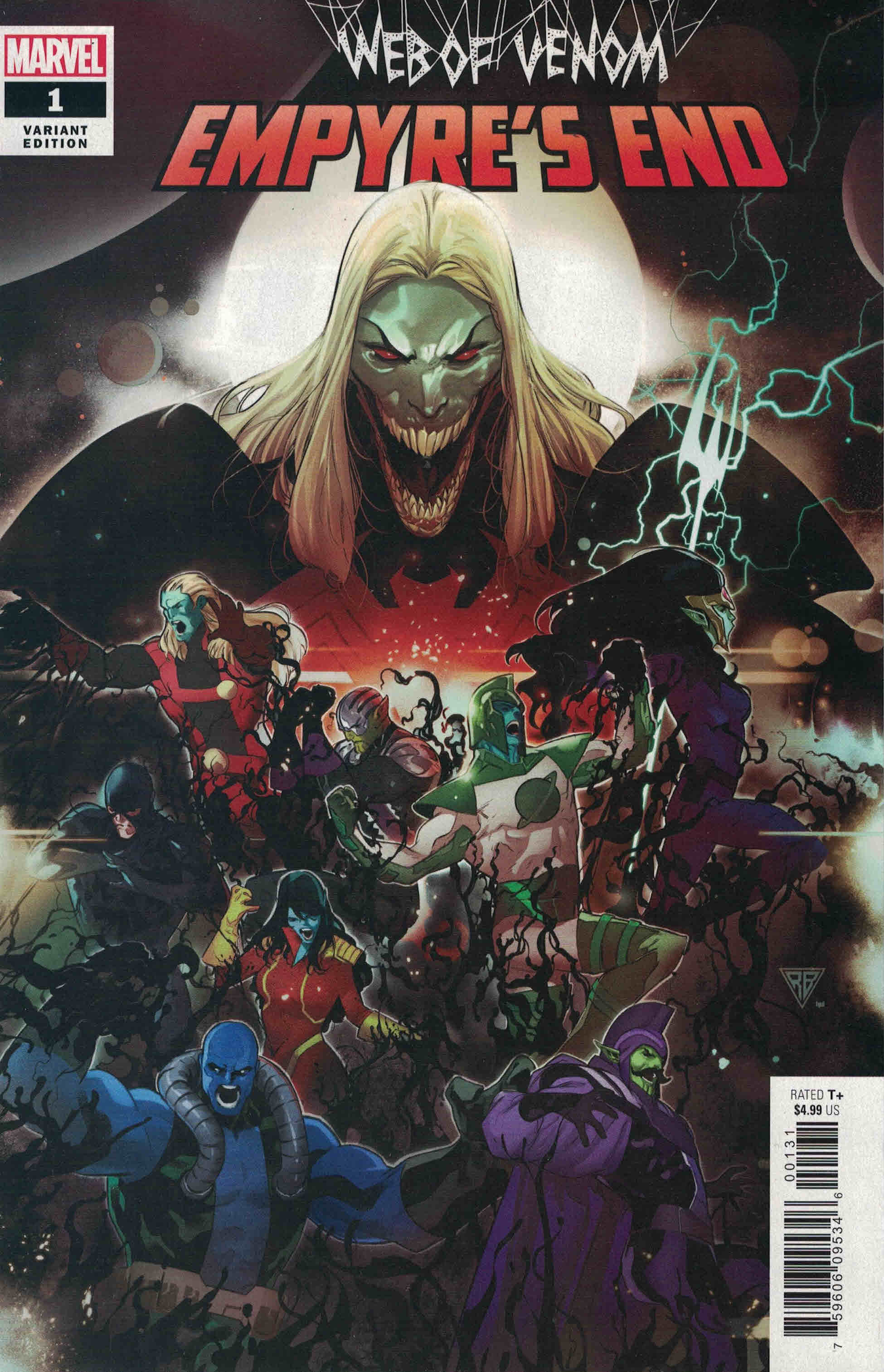 Web of Venom Empyre's End #1 1:50 R. B. Silva Variant Knull Marvel 2020