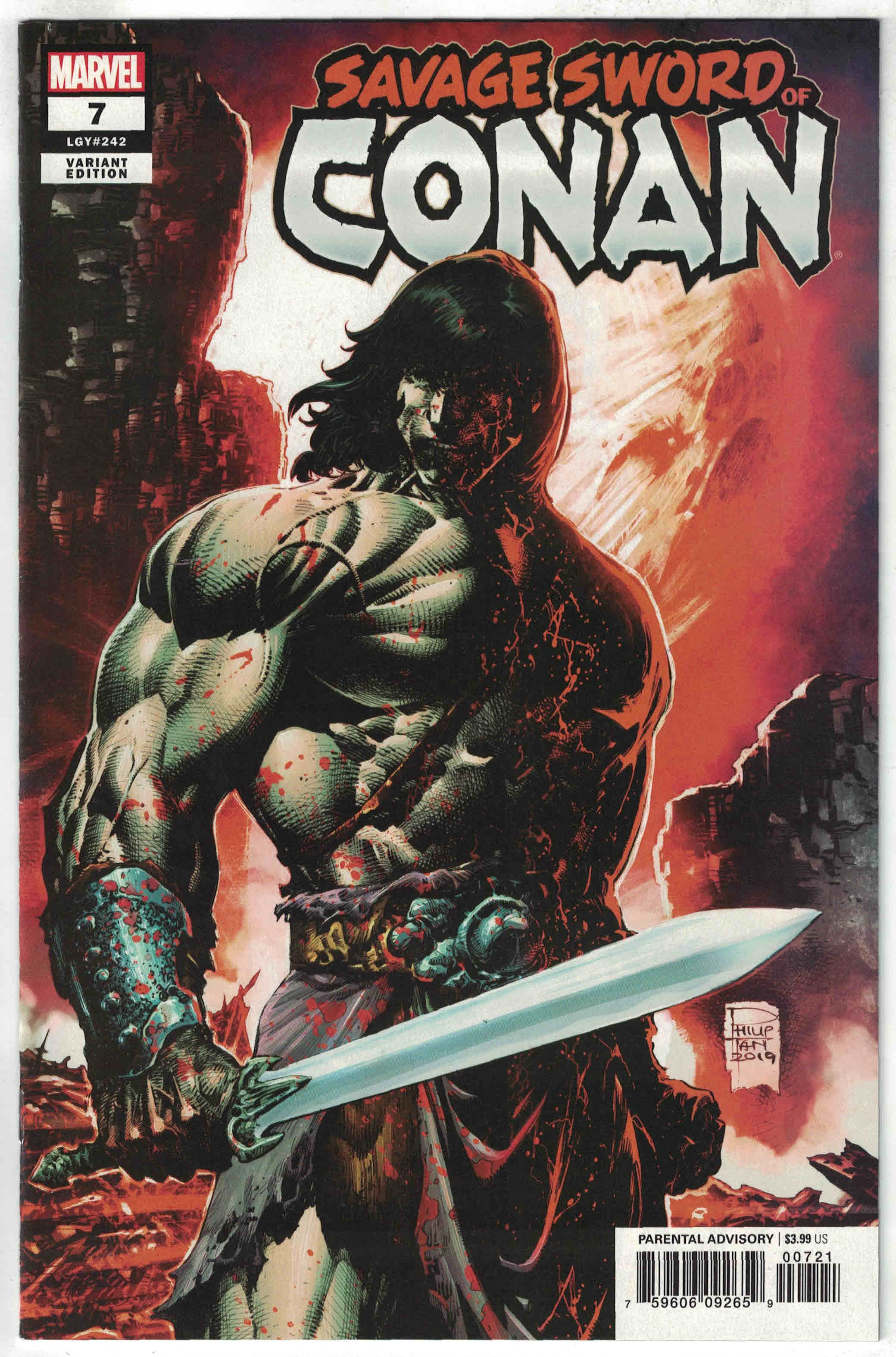 Savage Sword of Conan #7 1:50 Phillip Tan Variant Marvel 2019 VF/NM