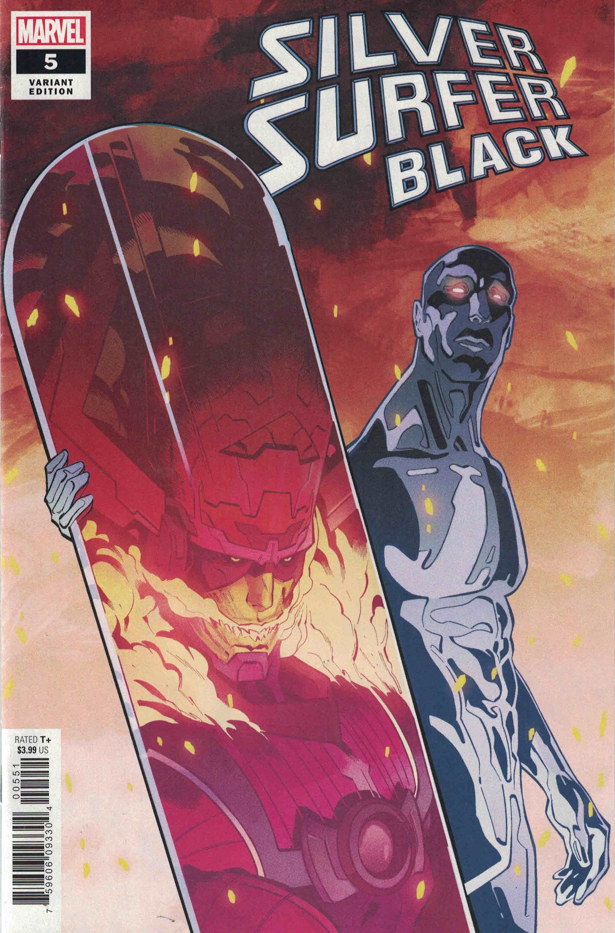 Silver Surfer Black #5 1:500 Cian Tormey Foreshadow Variant Marvel 2019 Cates