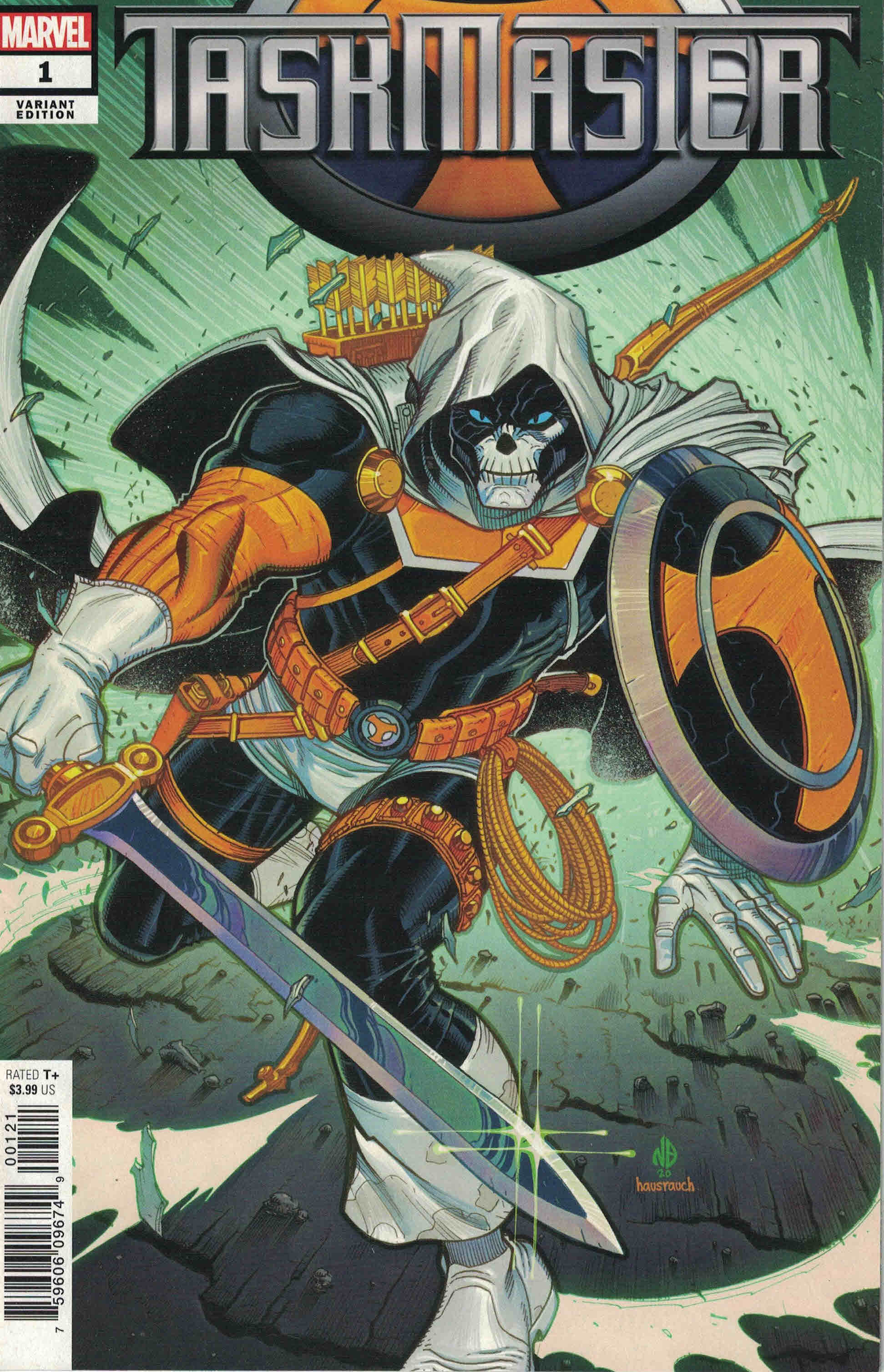 Taskmaster #1 1:50 Nick Bradshaw Retailer Incentive Variant Marvel 2020