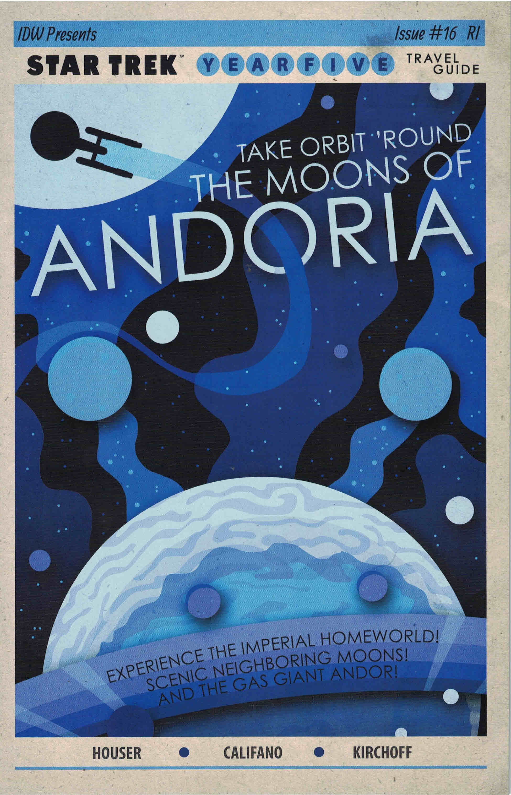 Star Trek Year Five #16 1:10 J J Lendl RI Variant IDW 2019