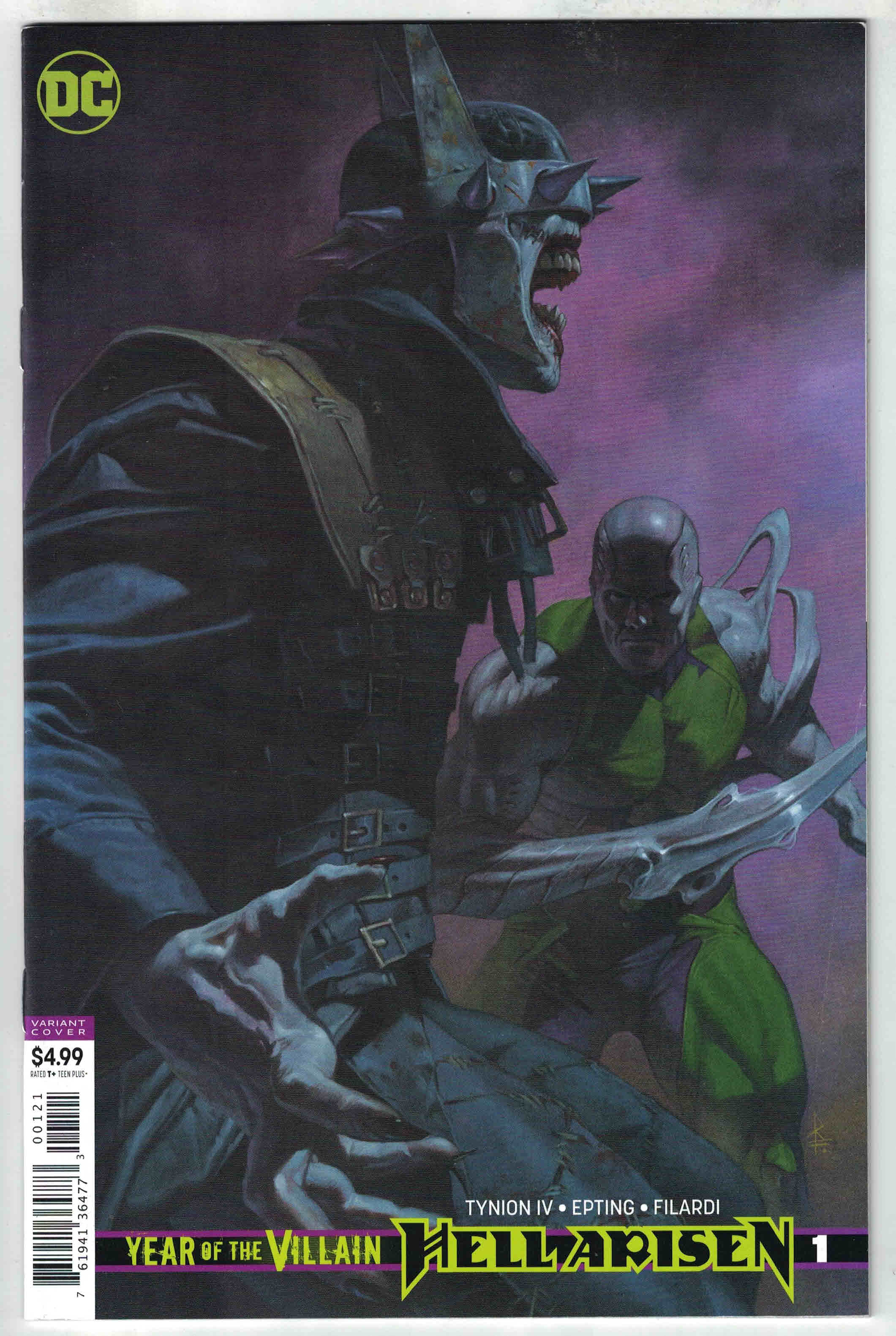 Year of the Villain Hell Arisen #1 Riccardo Federici Variant DC 2019 VF/NM