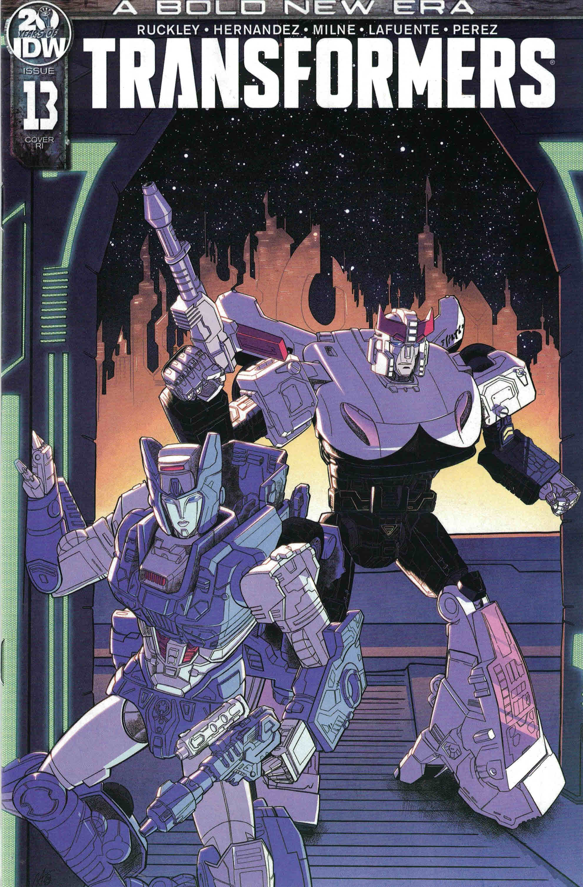 Transformers #13 1:10 Blacky Shepherd Variant IDW 2019 Bold New Era